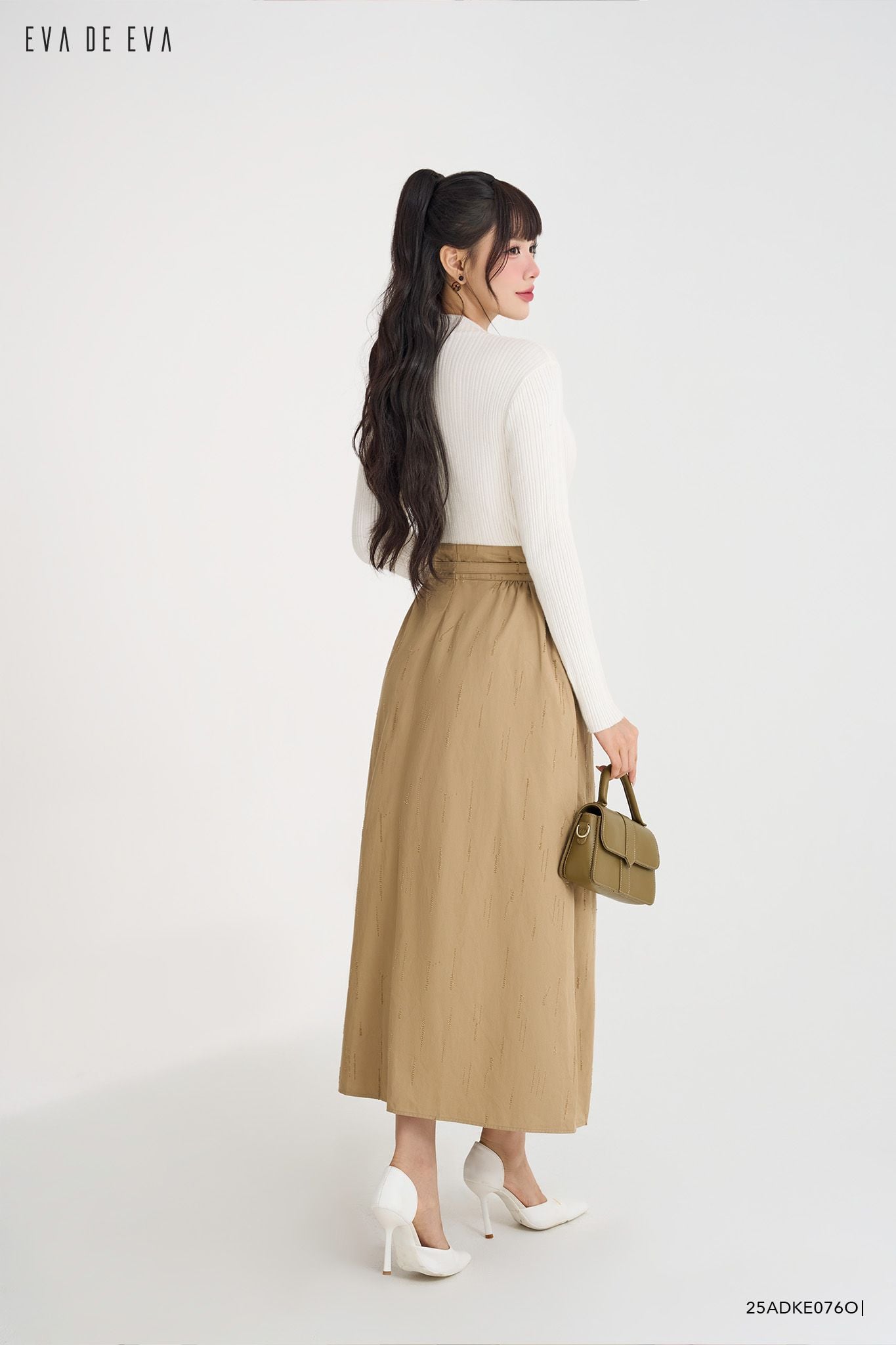  Đầm tay dài,  25ADKE076O 