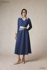  Đầm tay dài, Dáng xòe 25ADKE080X 