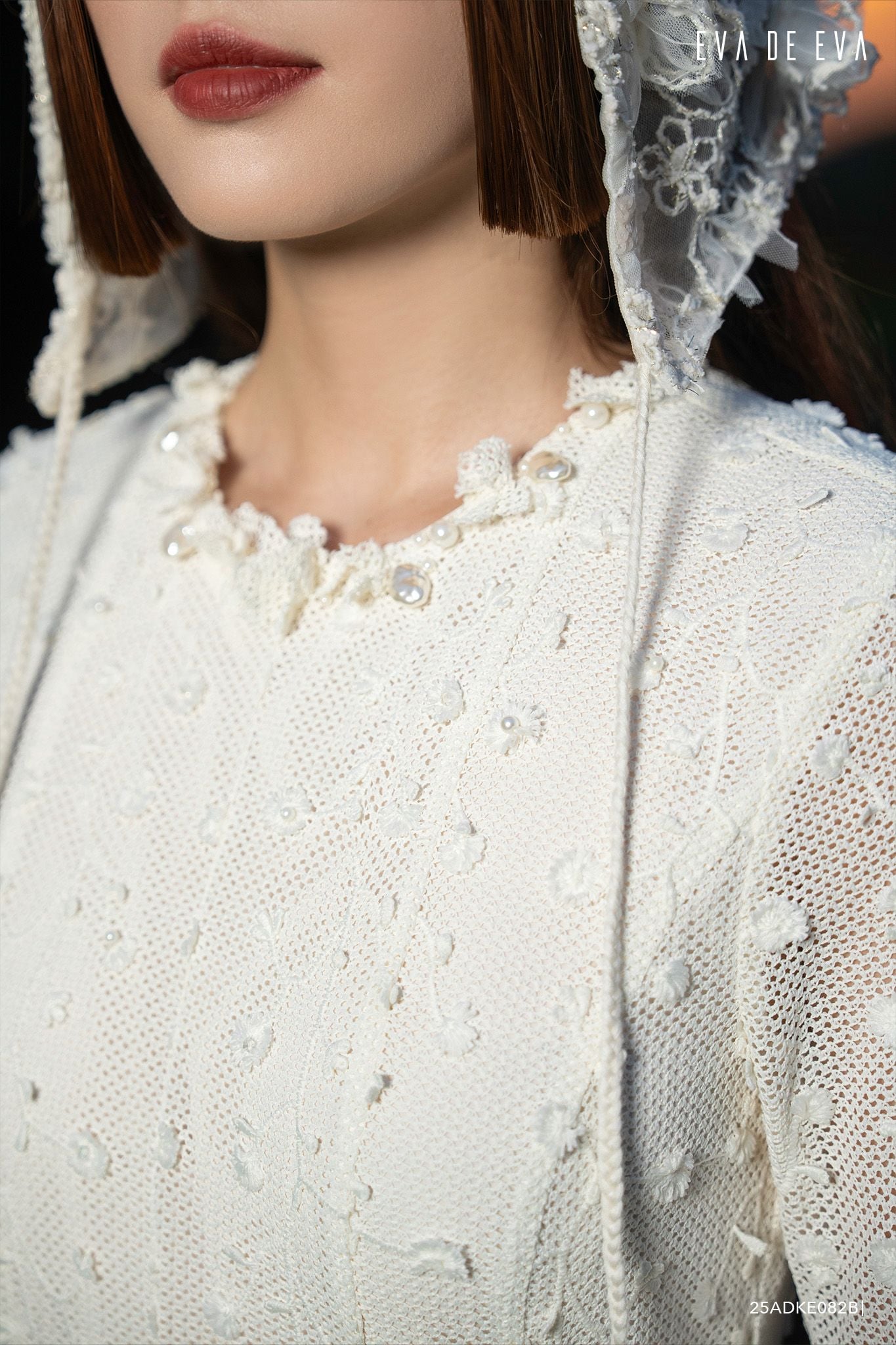  Đầm tay dài, Dáng thắt eo 25ADKE082B 