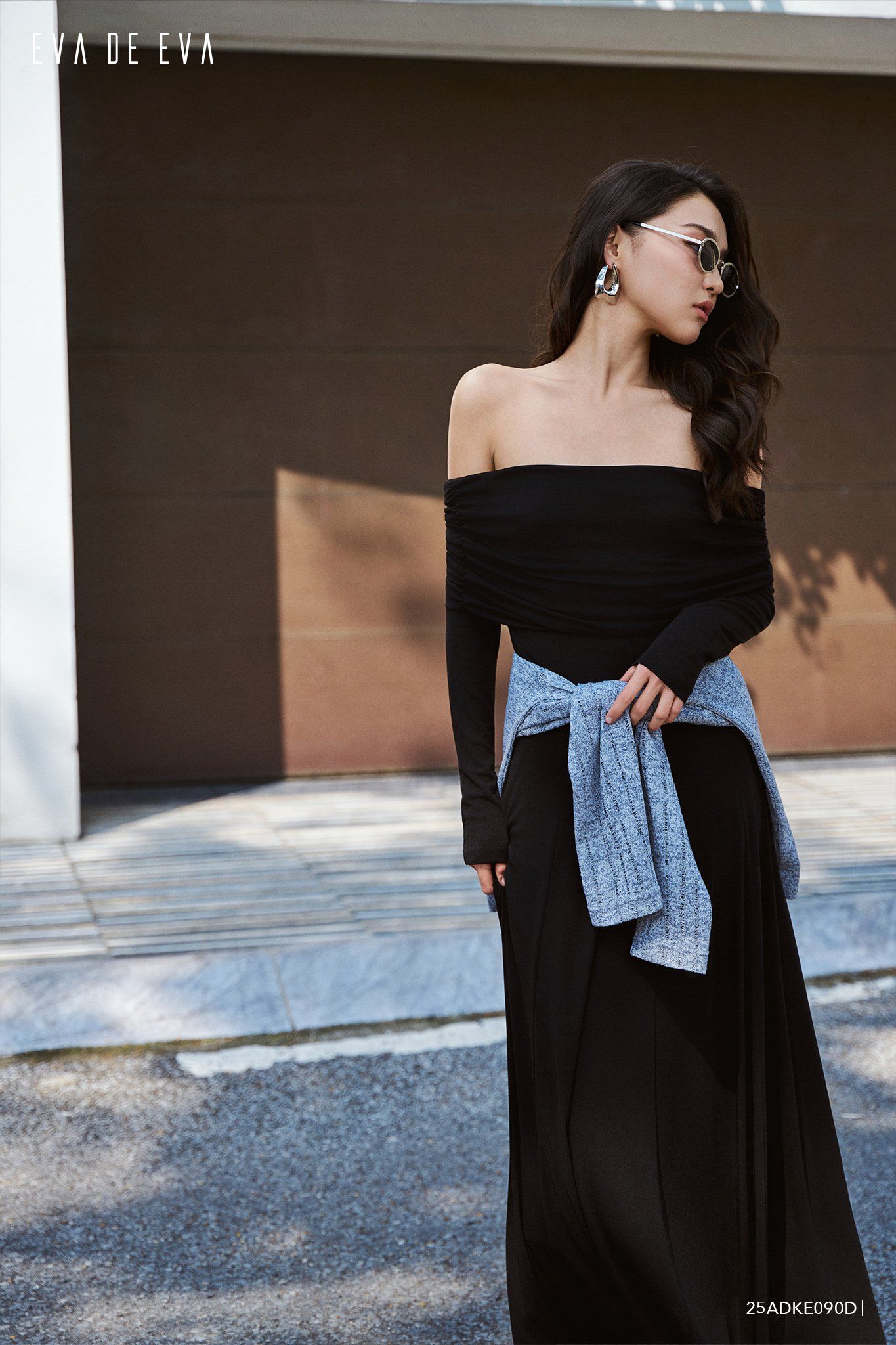  Đầm trễ vai,  25ADKE090D 