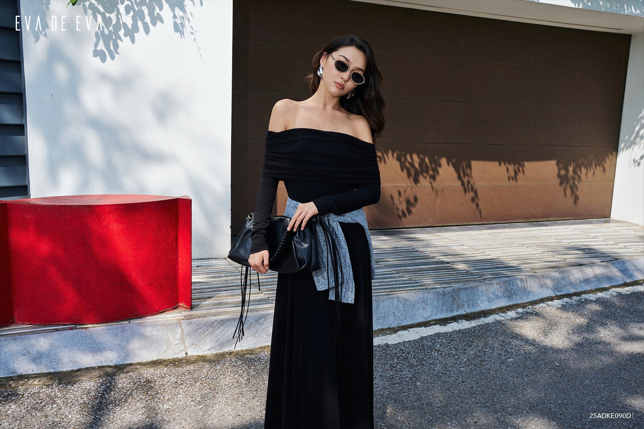  Đầm trễ vai,  25ADKE090D 