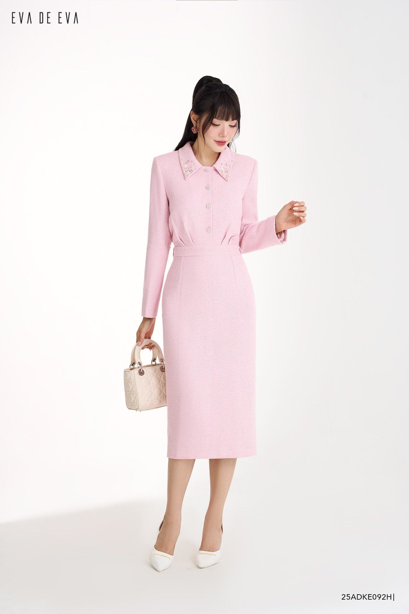  Đầm tay dài, Dáng ôm 25ADKE092H 