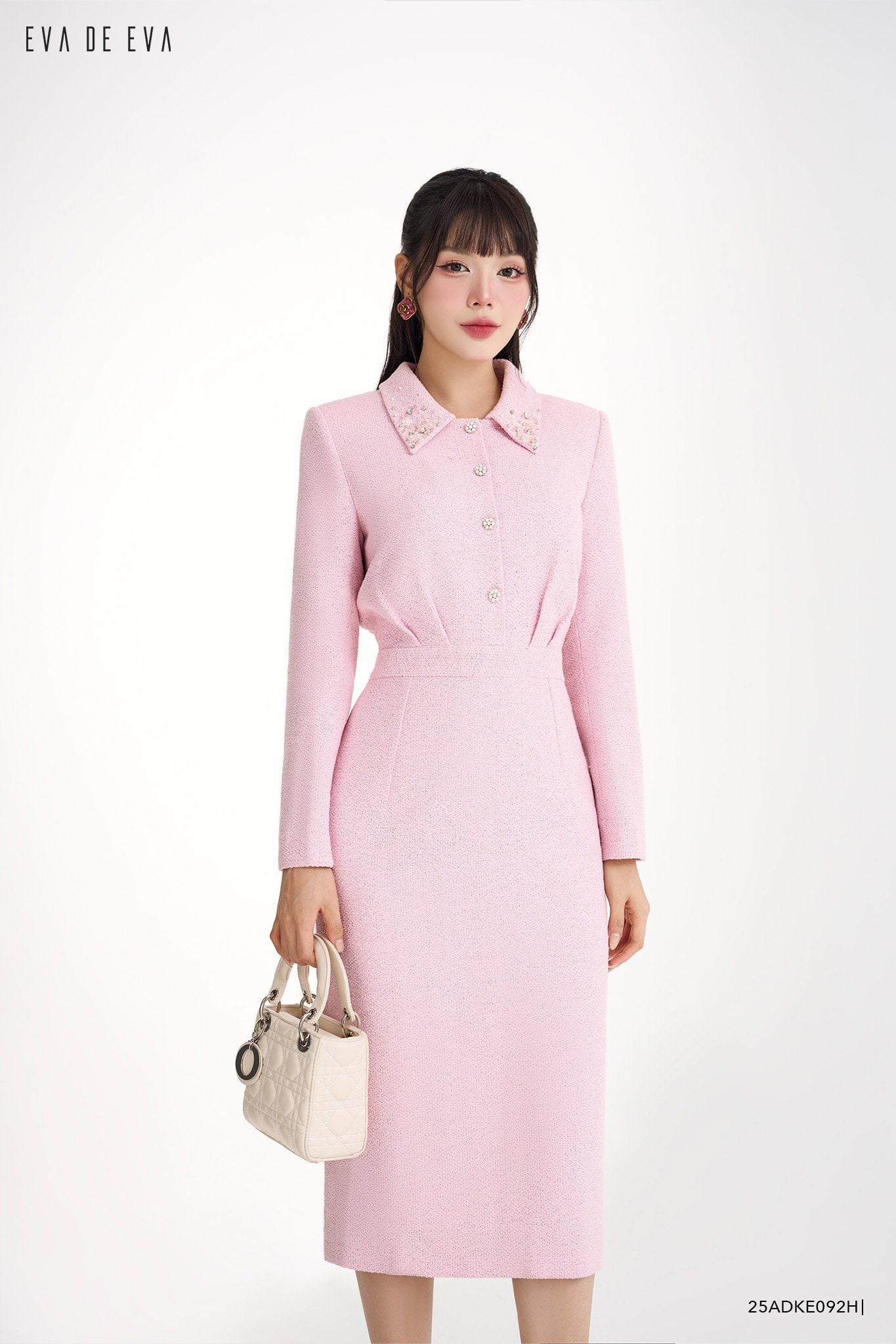  Đầm tay dài, Dáng ôm 25ADKE092H 