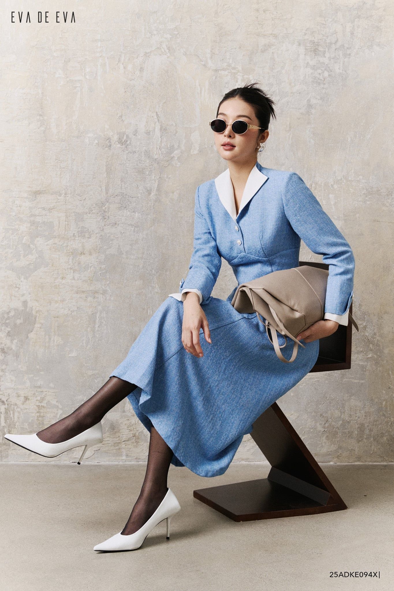  Đầm tay dài,  25ADKE094X 