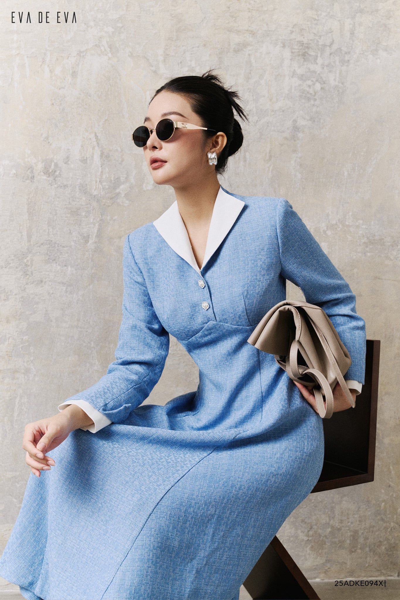  Đầm tay dài,  25ADKE094X 