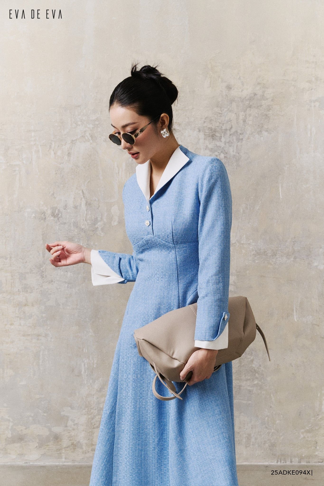  Đầm tay dài,  25ADKE094X 