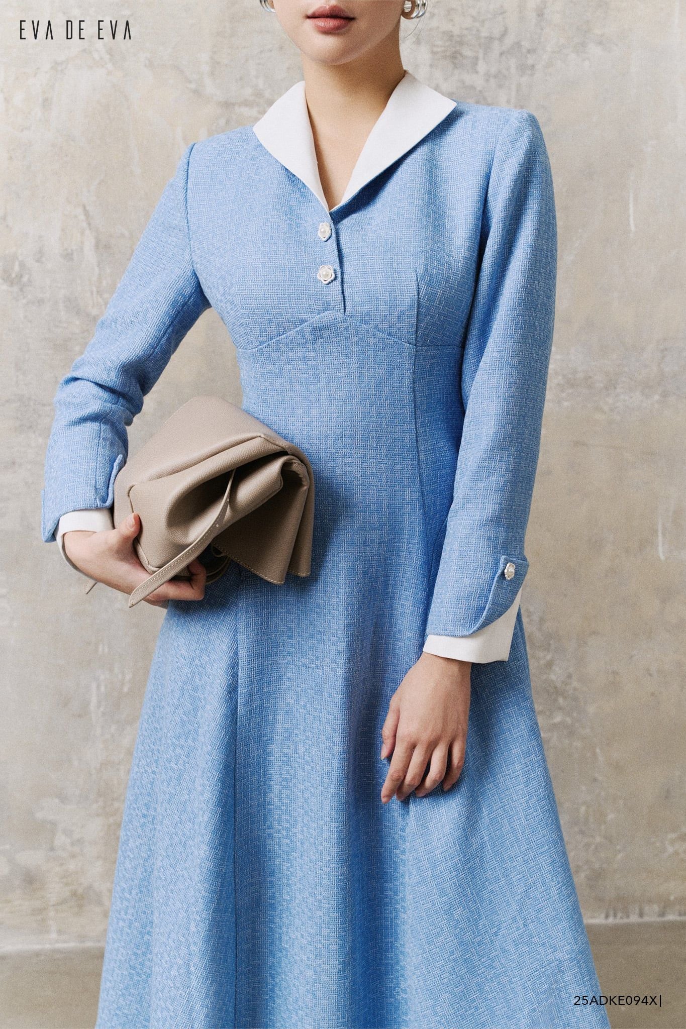  Đầm tay dài,  25ADKE094X 