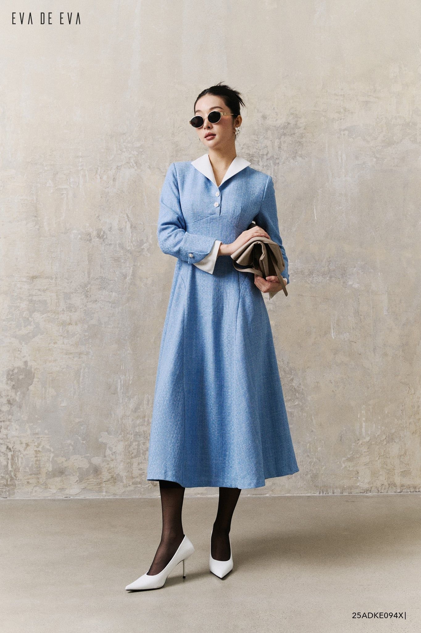 Đầm tay dài,  25ADKE094X 