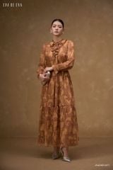  Đầm tay dài, Dáng thắt eo 25ADKE101F 