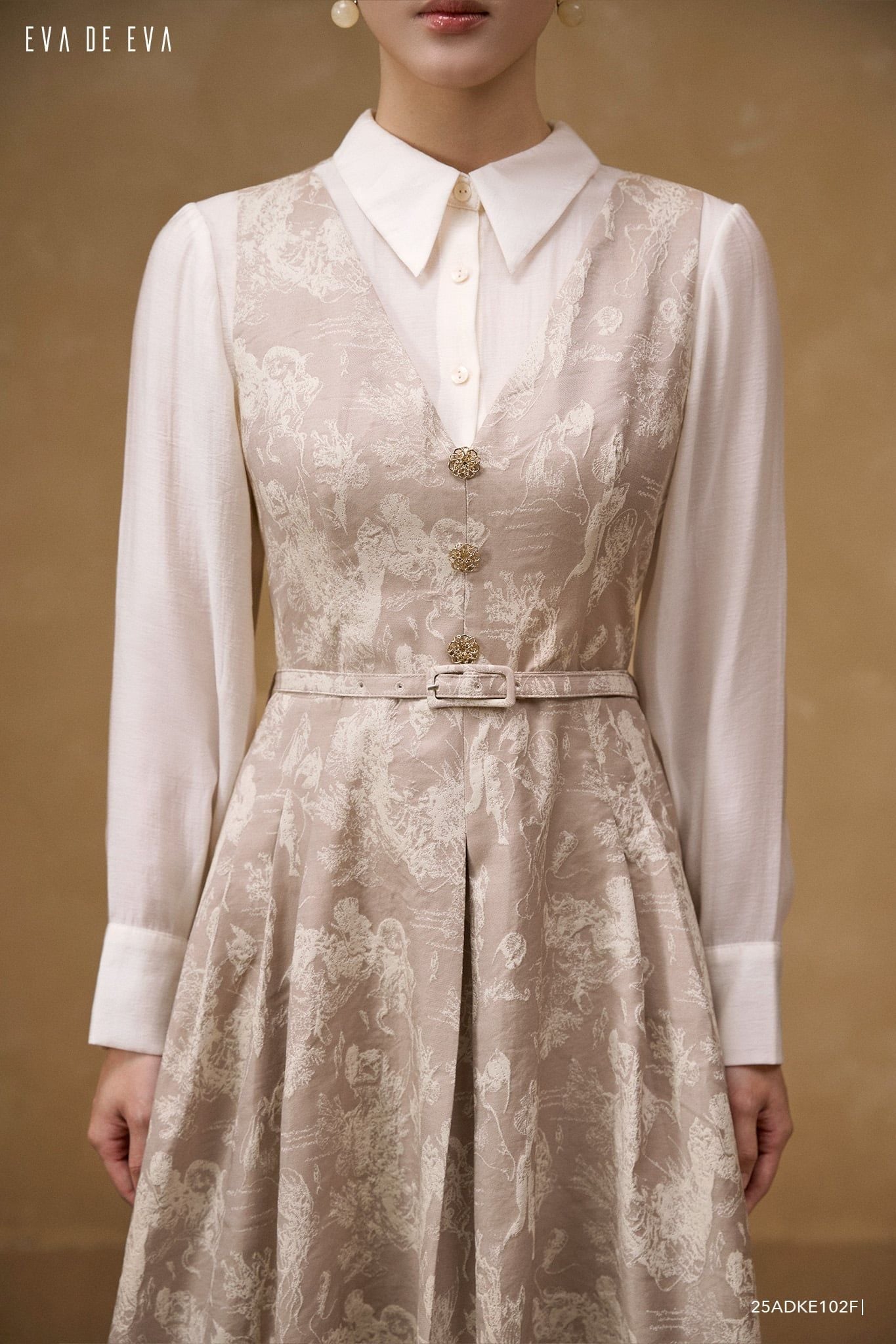  Đầm tay dài,  25ADKE102F 