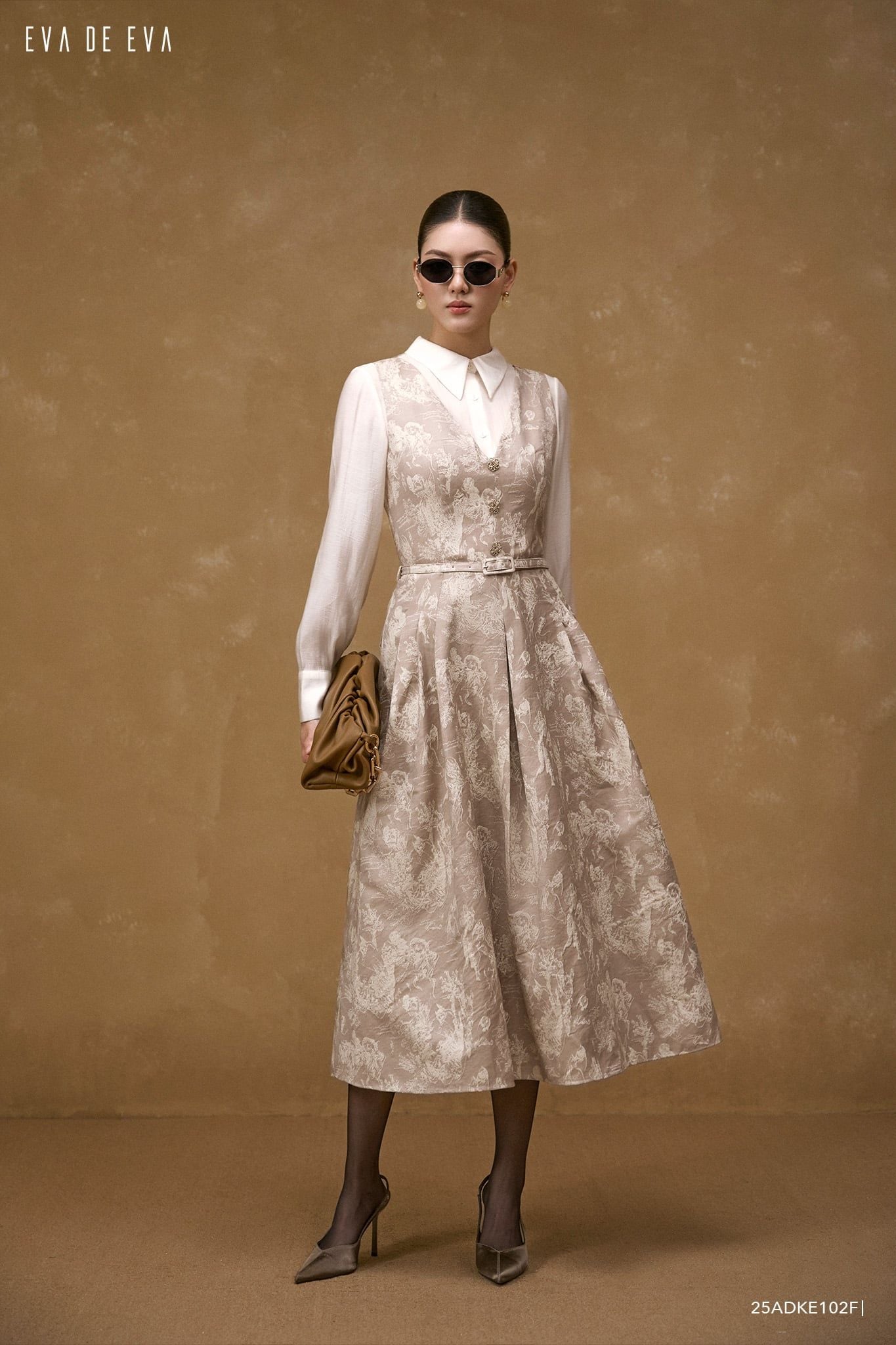  Đầm tay dài,  25ADKE102F 