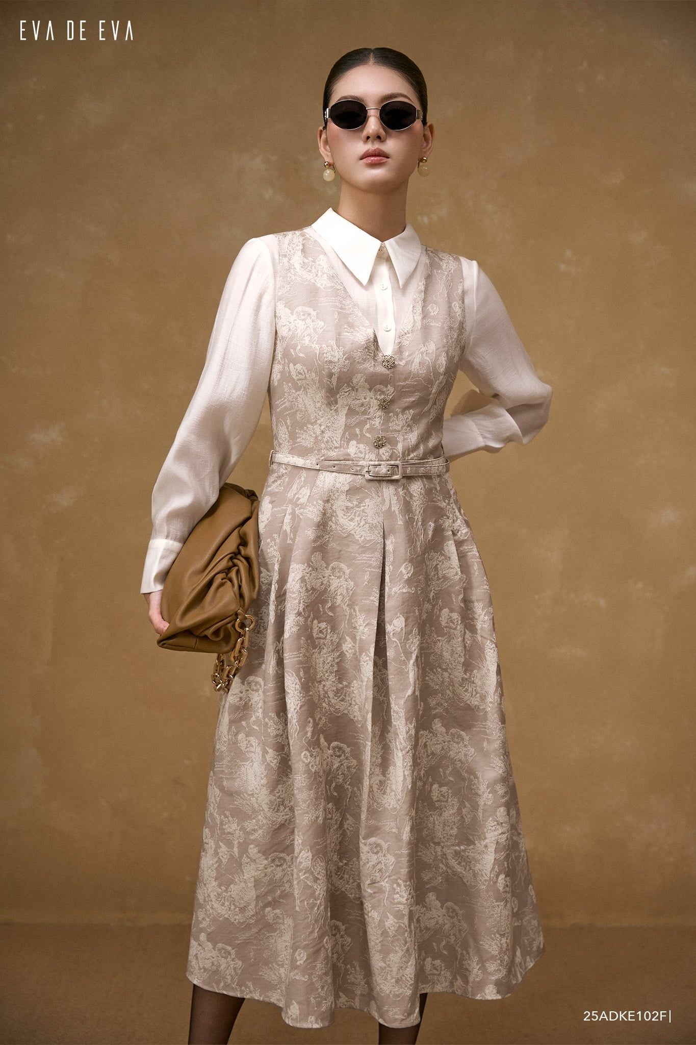  Đầm tay dài,  25ADKE102F 