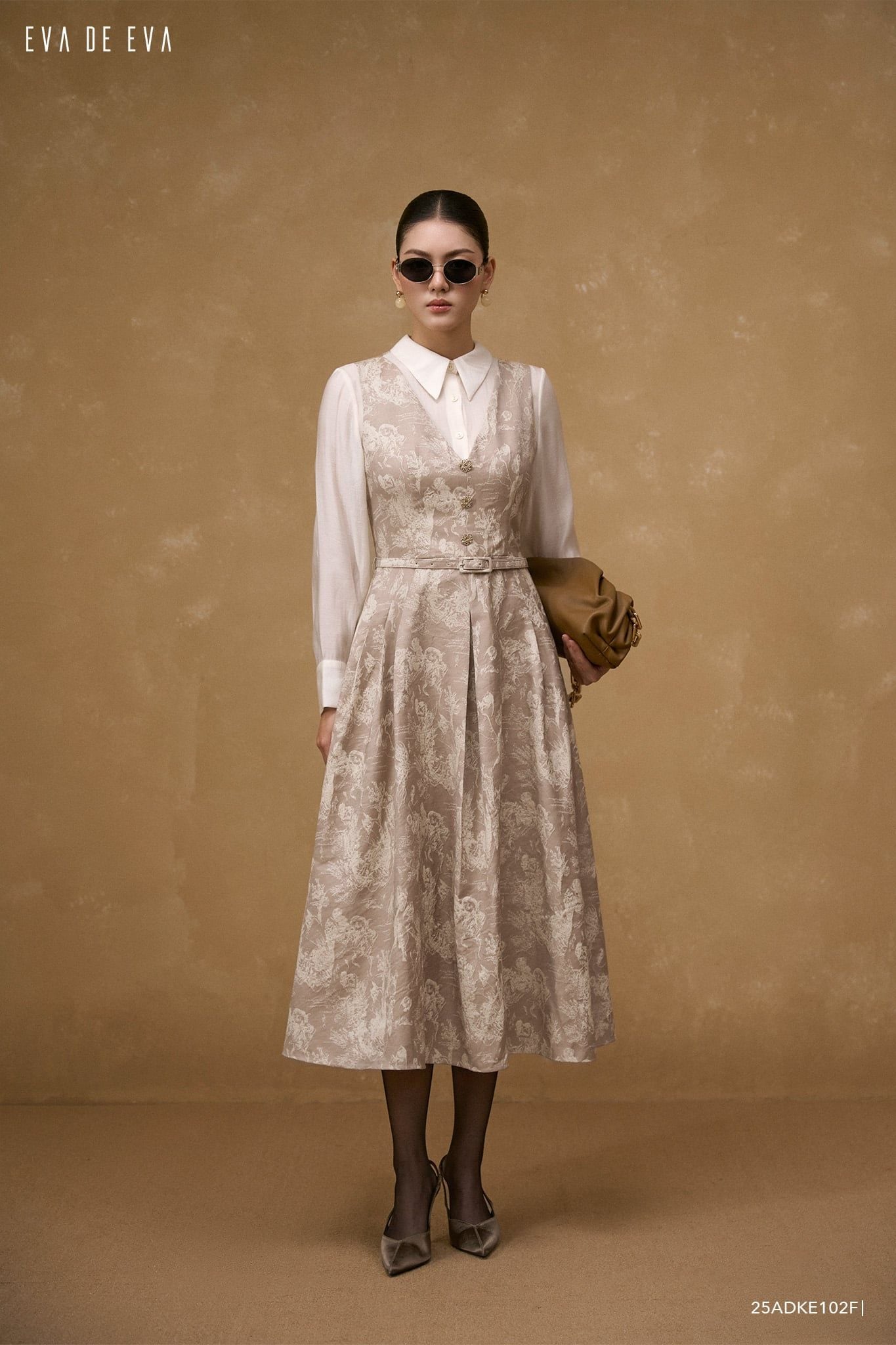  Đầm tay dài,  25ADKE102F 