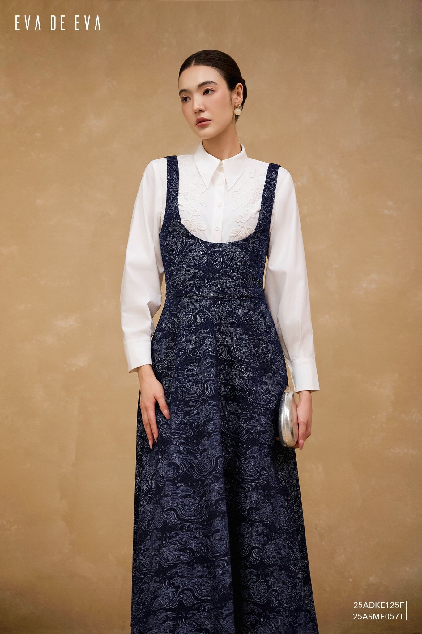  Đầm hai dây,  25ADKE125F 