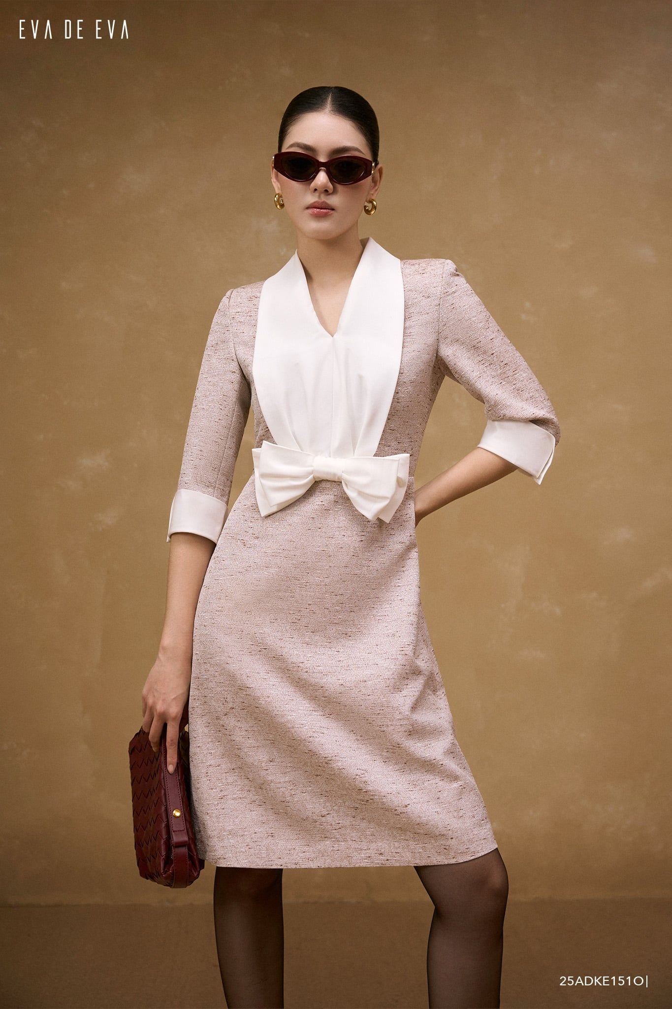  Đầm tay lỡ, Dáng A 25ADKE151O 