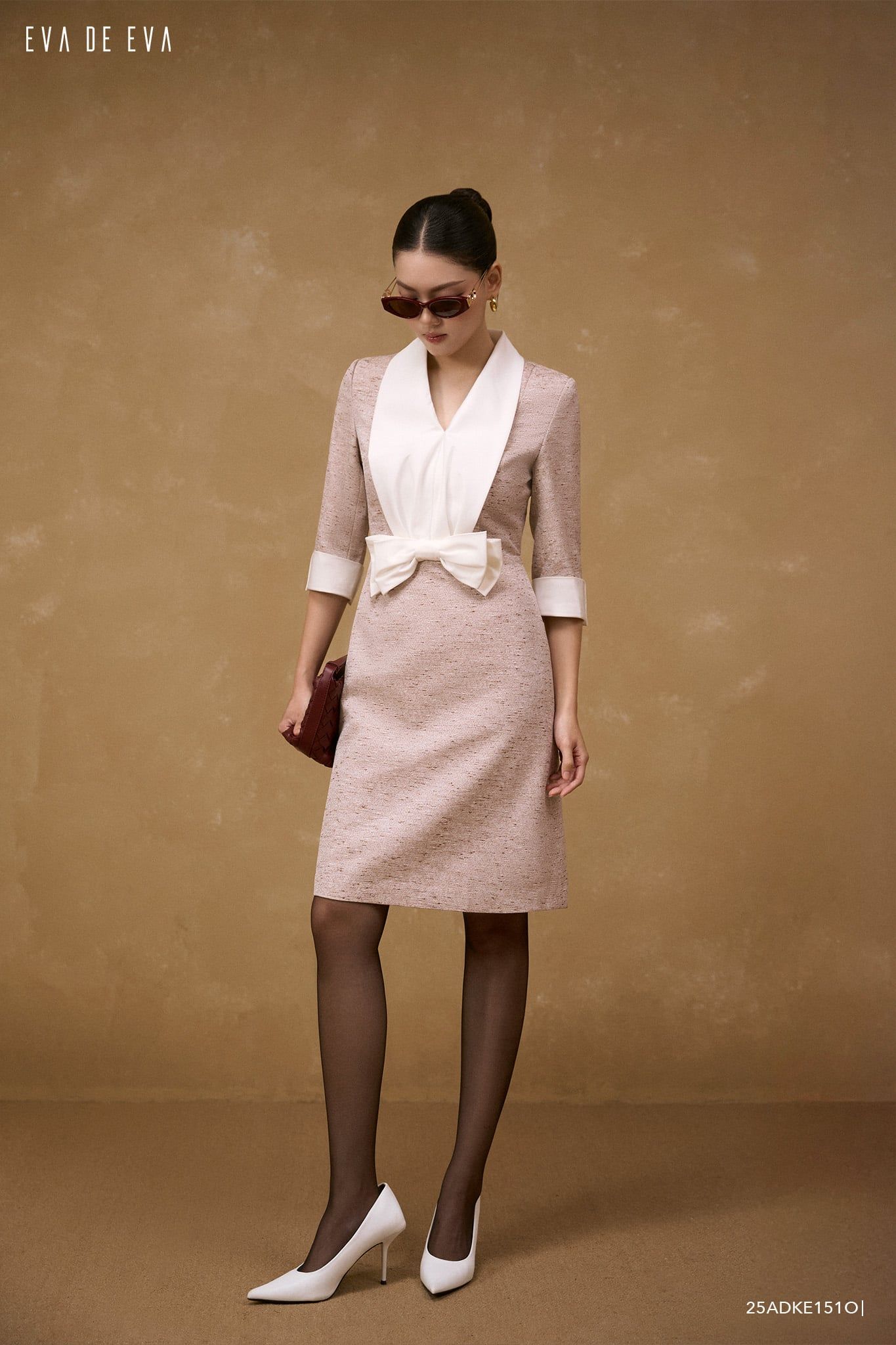  Đầm tay lỡ, Dáng A 25ADKE151O 