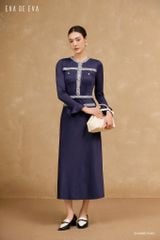  Đầm tay dài, Dáng thắt eo 25ADKE154X 