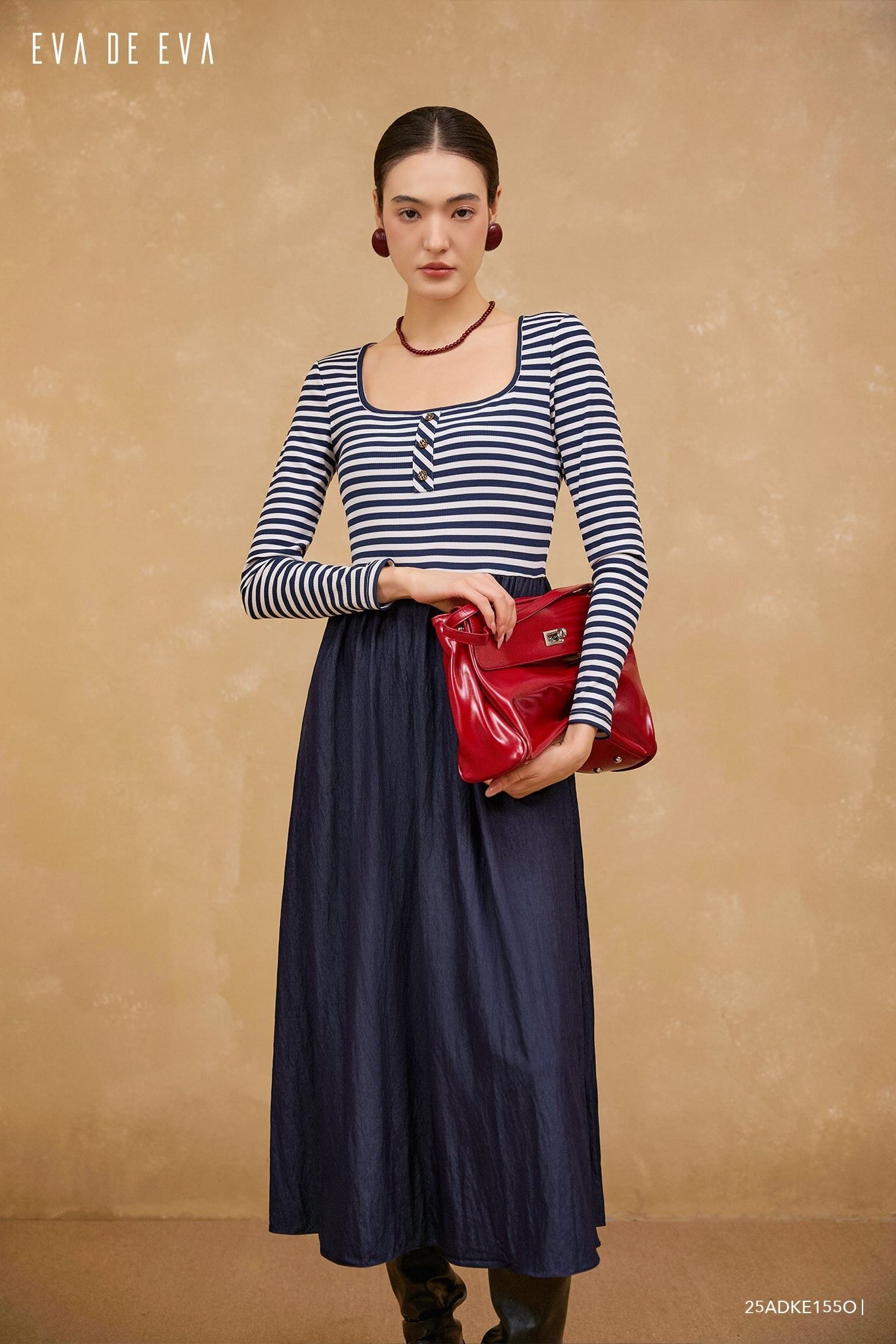  Đầm tay dài,  25ADKE155O 