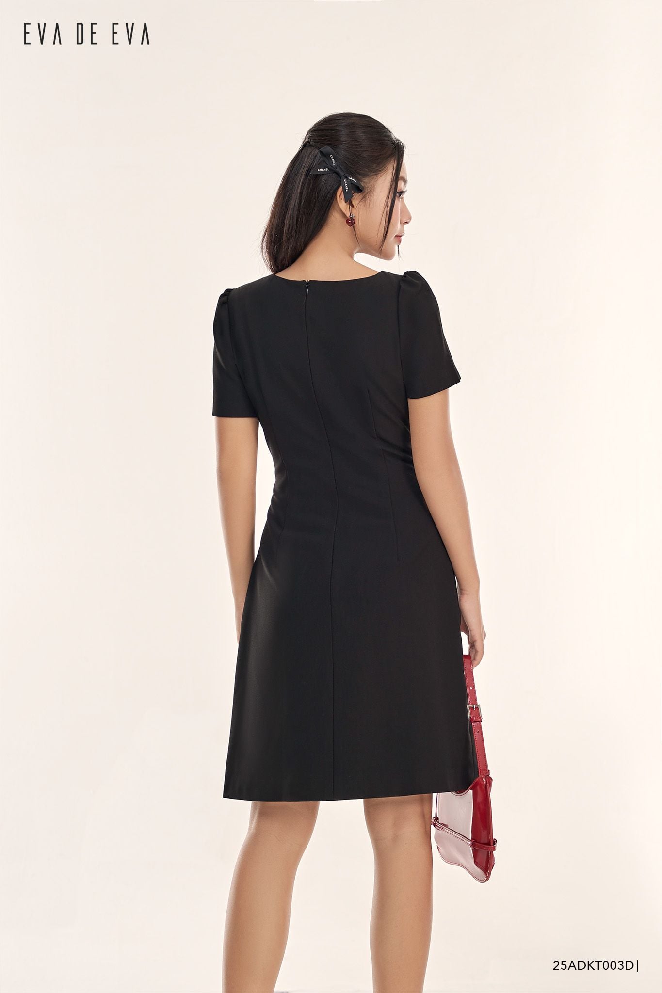  Đầm tay ngắn,  25ADKT003D 