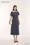  Đầm tay ngắn, Dáng thắt eo 25ADKT009X 