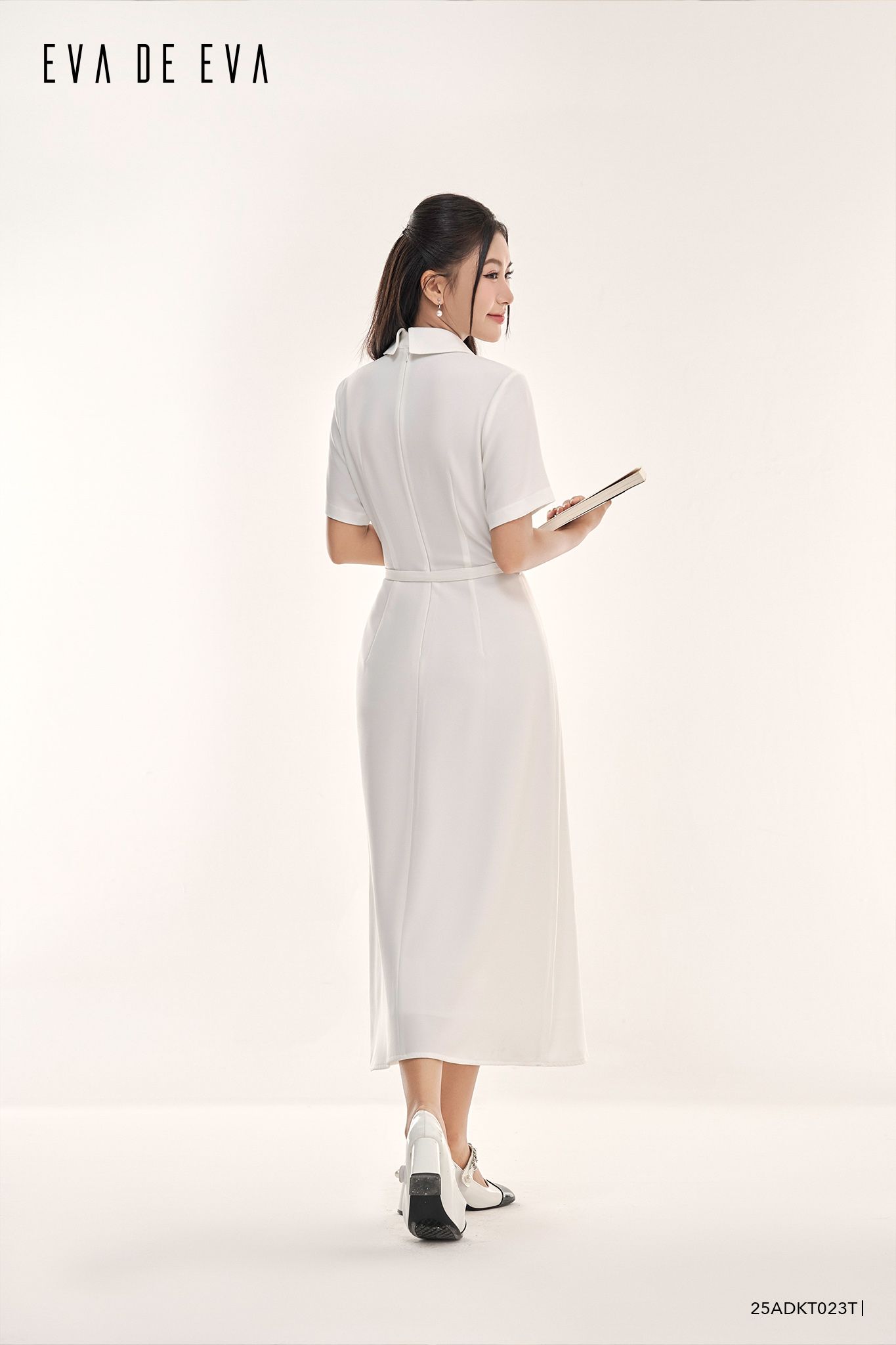  Đầm tay ngắn,  25ADKT023T 