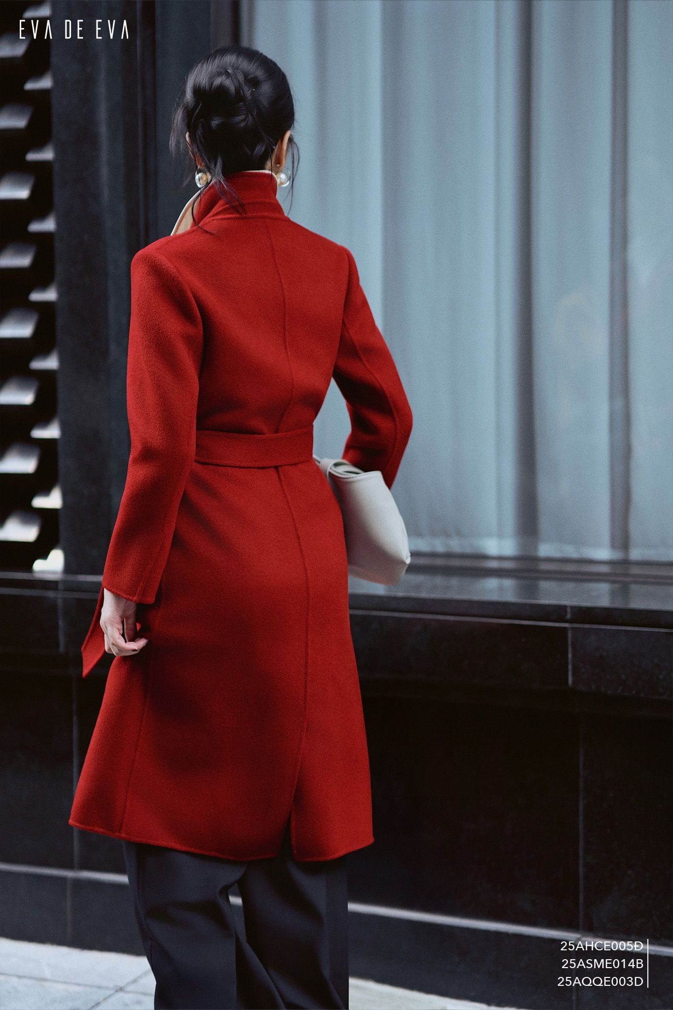  Khoác Măng tô,  25AHCE005Đ 