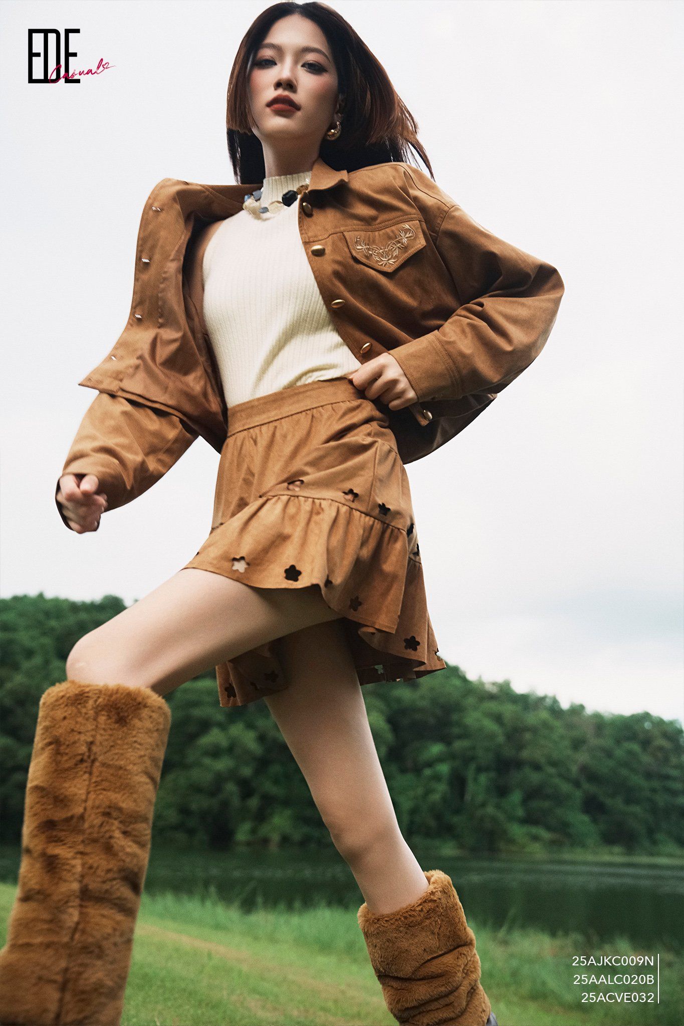  Áo khoác kiểu,  25AJKC009N 