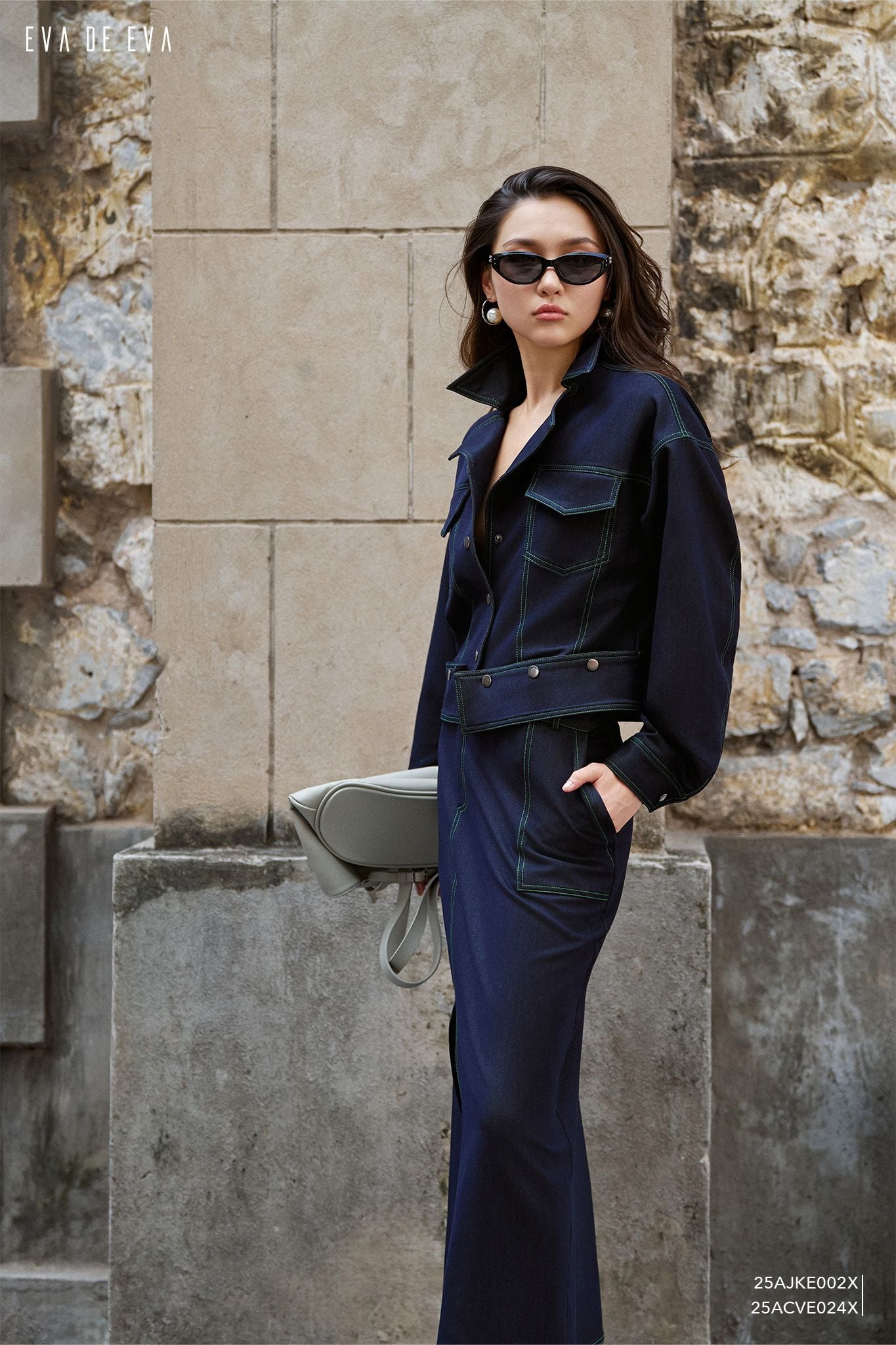  Chân váy Midi,  25ACVE024X 