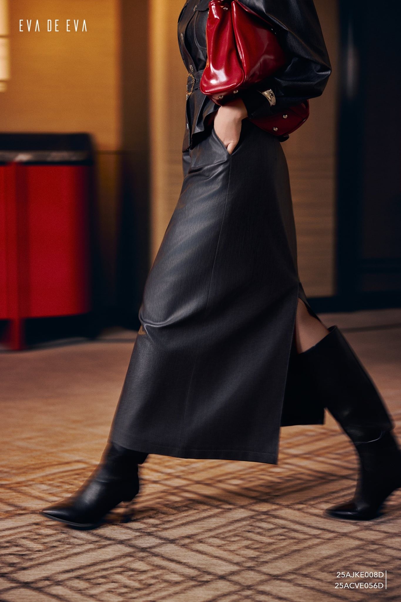  Chân váy Maxi, Dáng ôm 25ACVE056G 