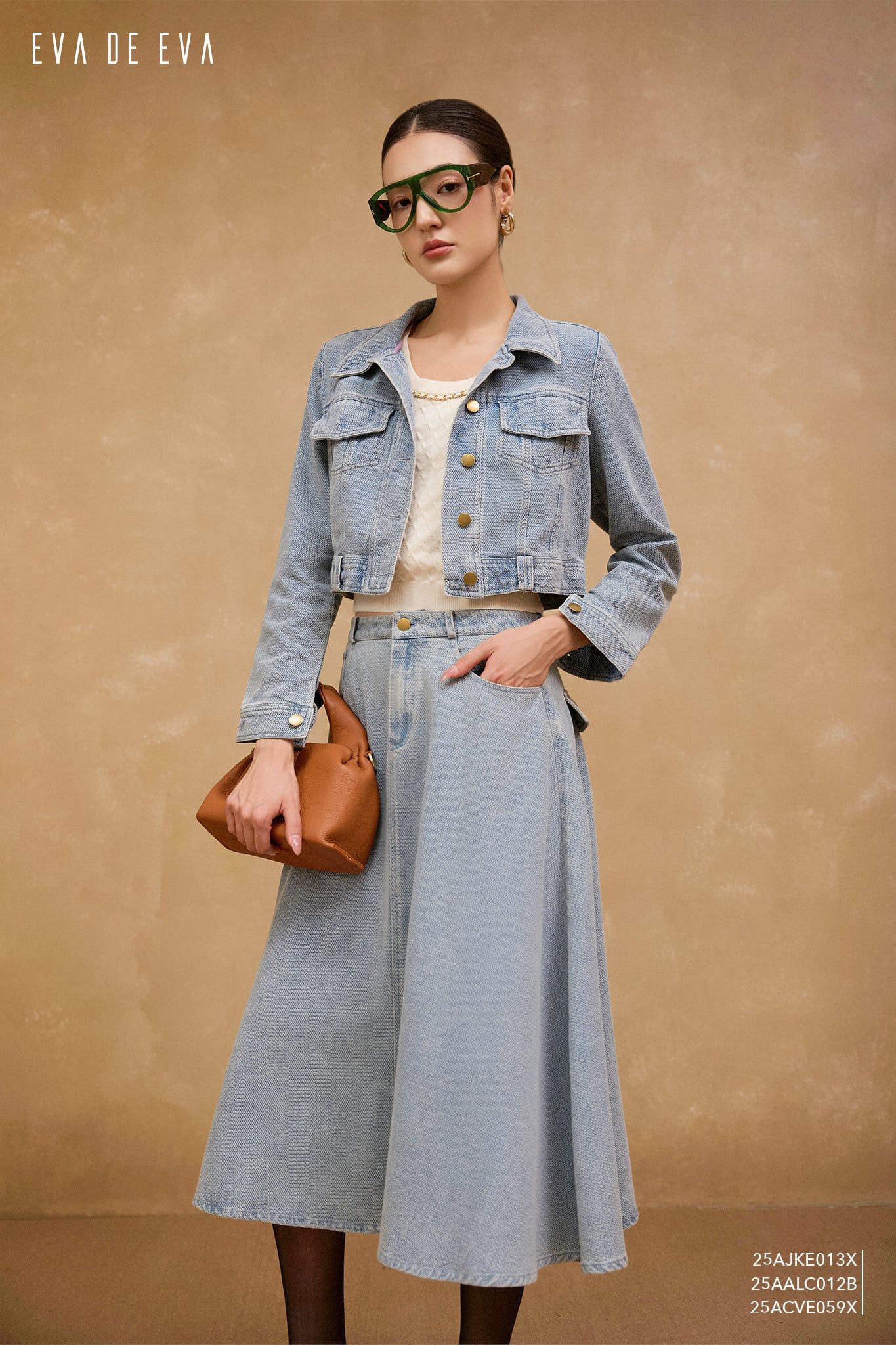  Chân váy Midi,  25ACVE059X 