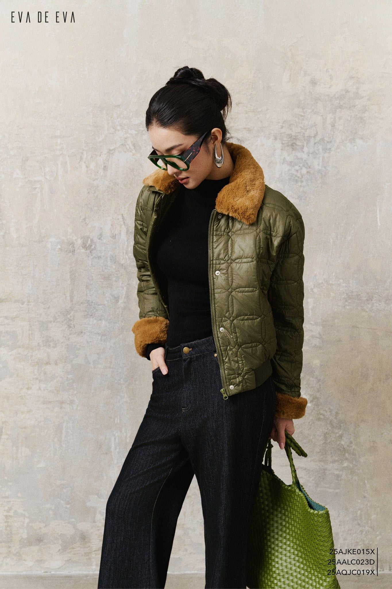  Áo chần bông,  25AJKE015X 