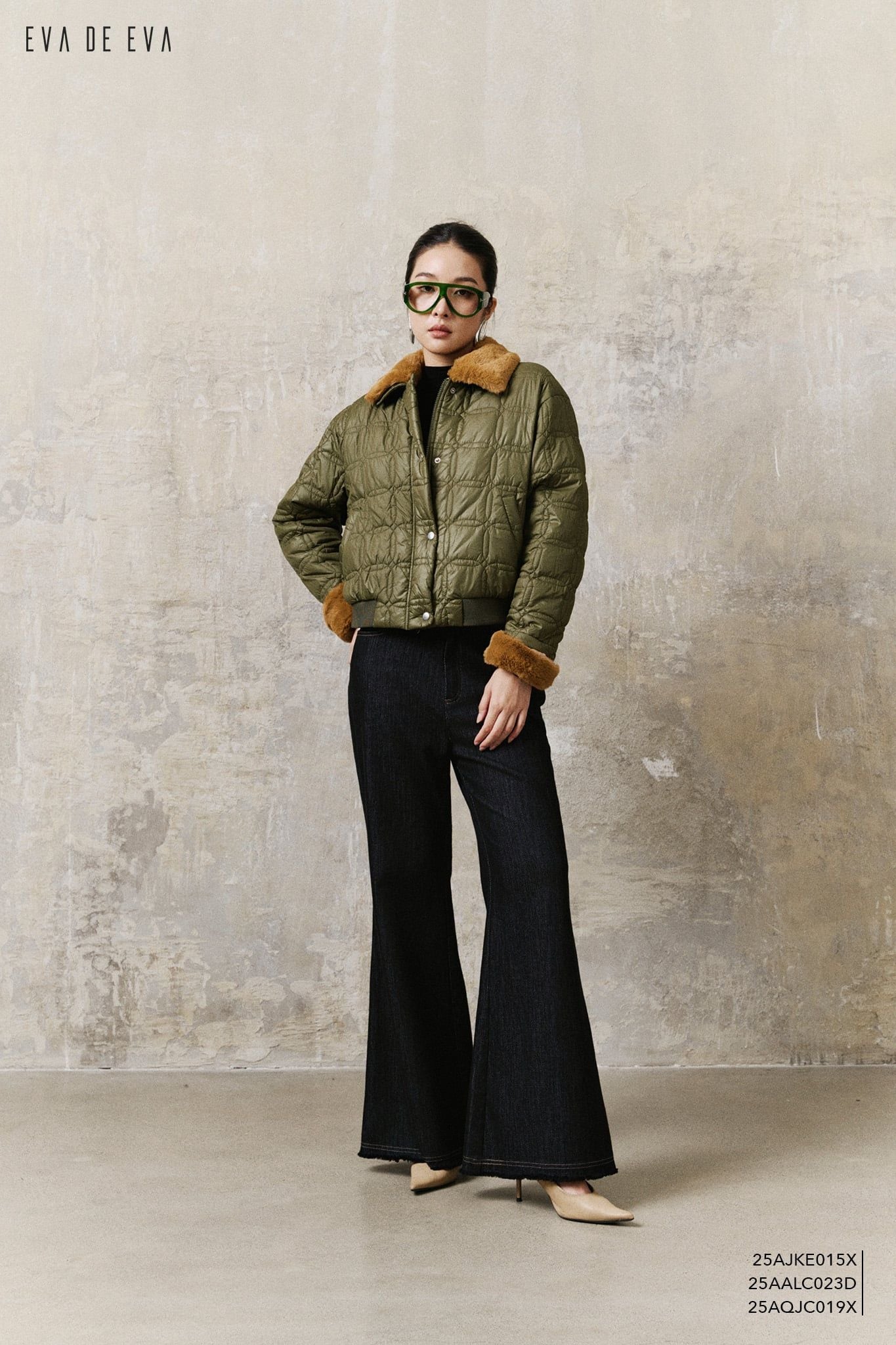  Áo chần bông,  25AJKE015X 