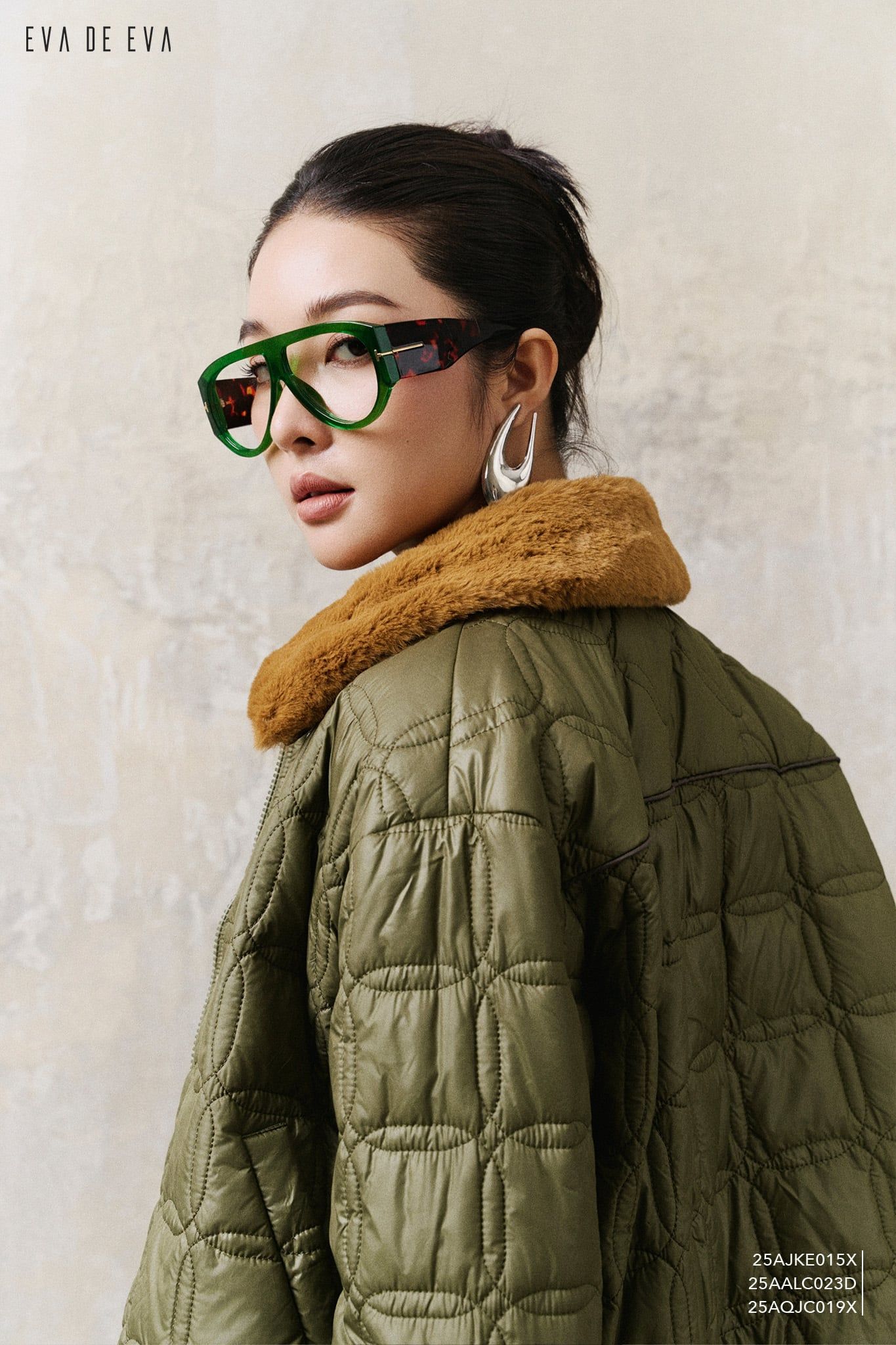  Áo chần bông,  25AJKE015X 