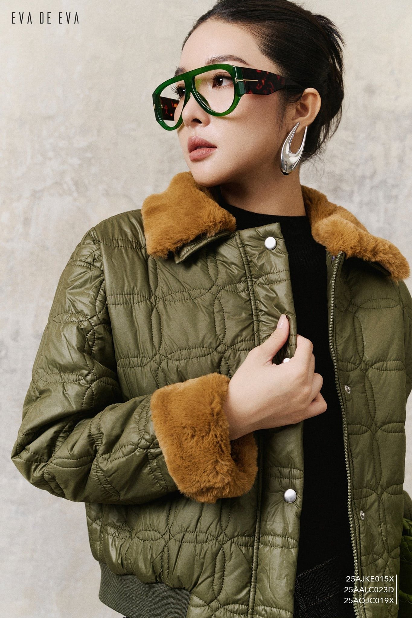  Áo chần bông,  25AJKE015X 