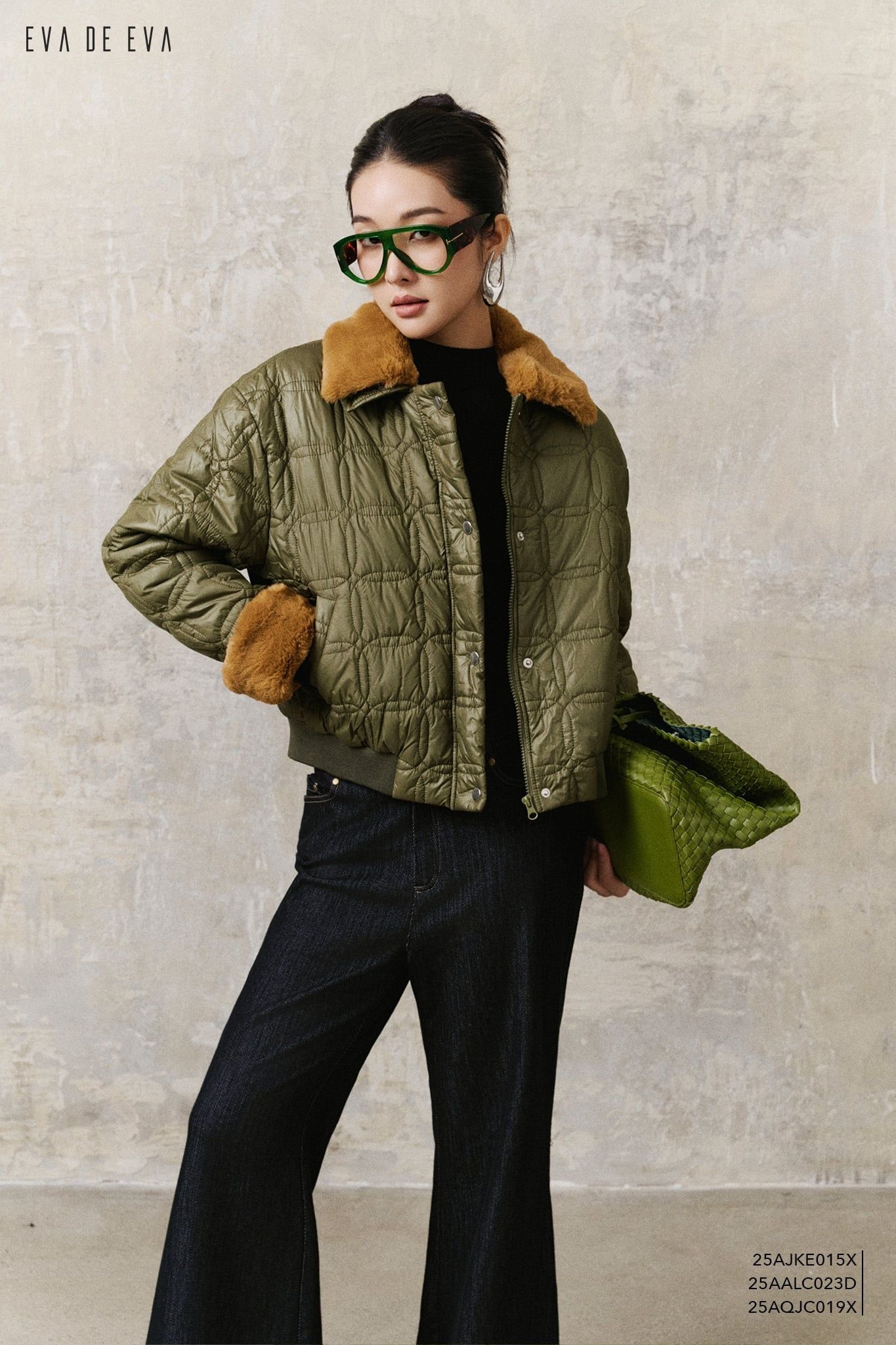  Áo chần bông,  25AJKE015X 