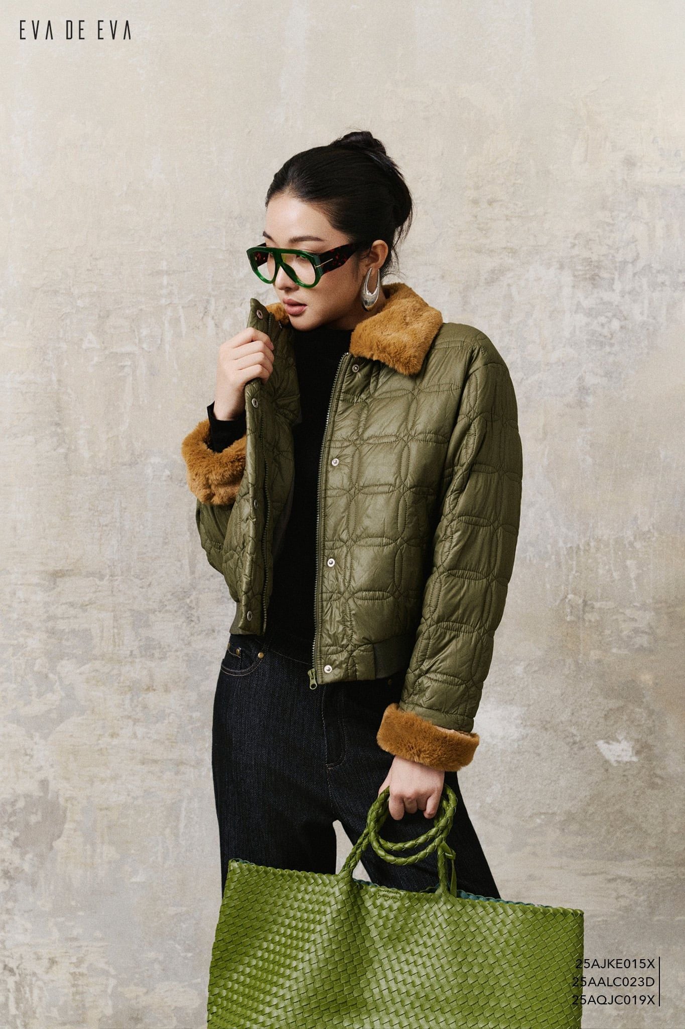  Áo chần bông,  25AJKE015X 