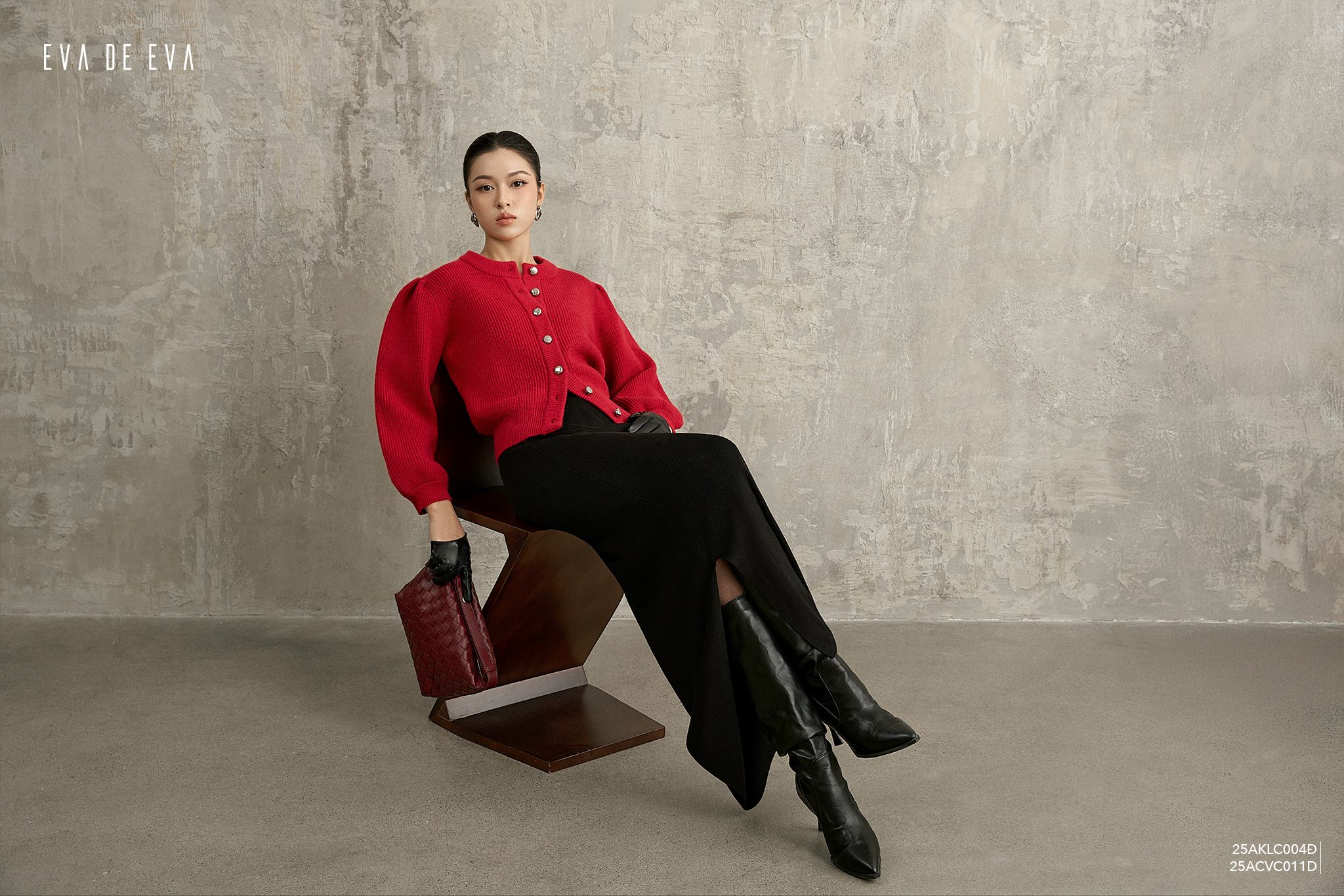  Cardigan len,  25AKLC004Đ 