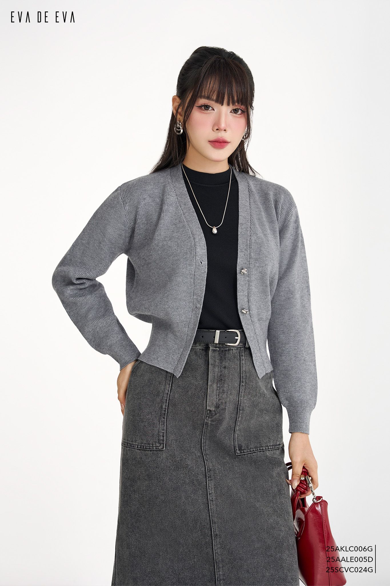  Cardigan len,  25AKLC006G 