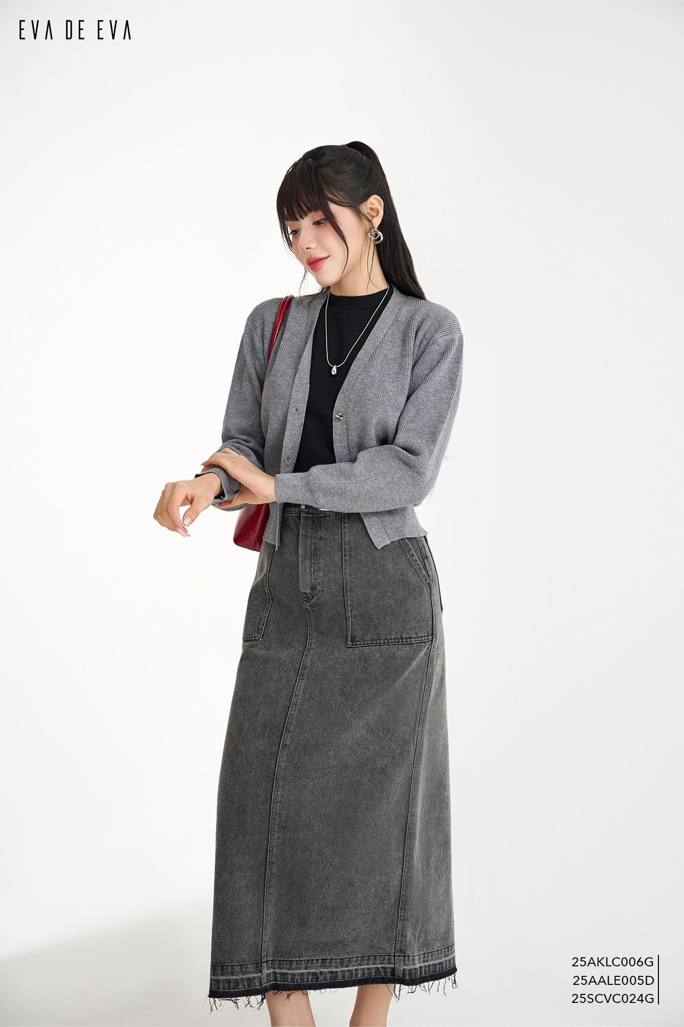  Cardigan len,  25AKLC006G 