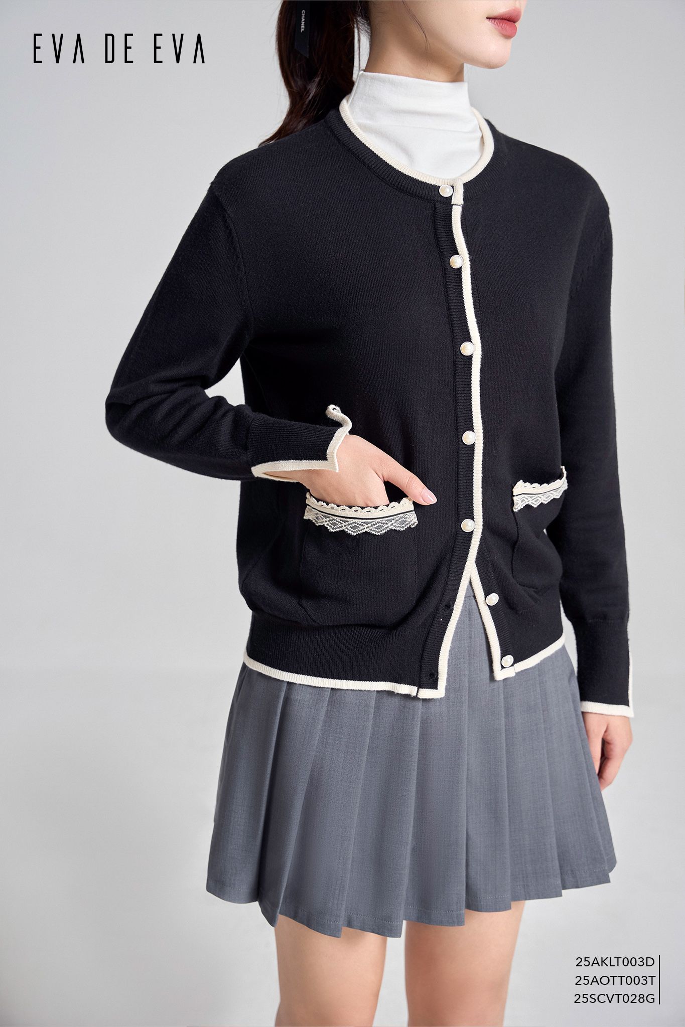  Cardigan len,  25AKLT003D 