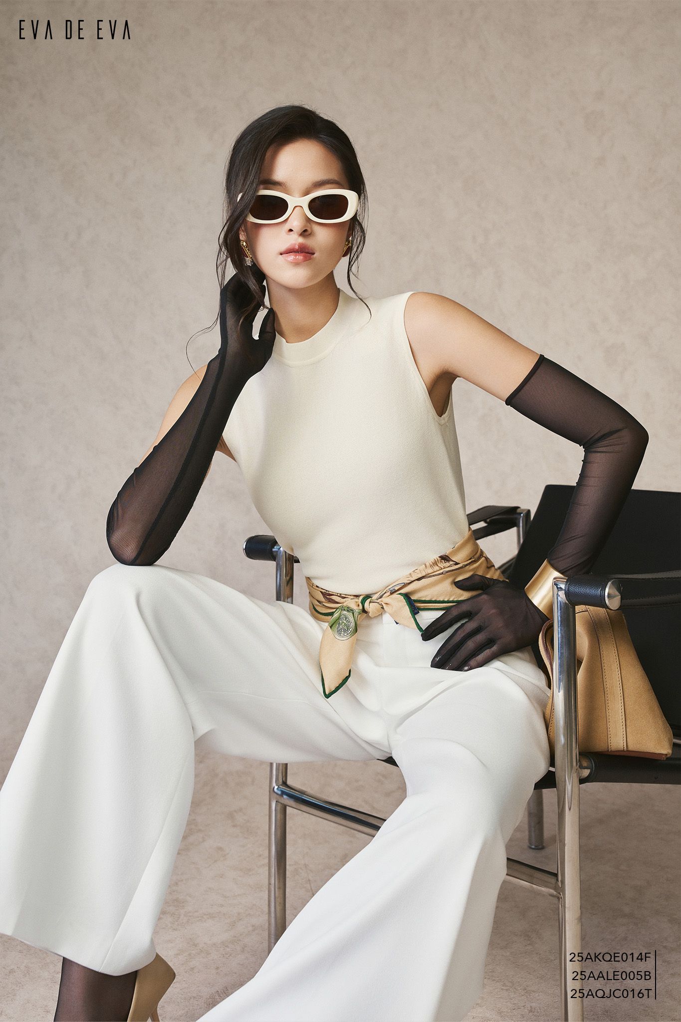  Áo len sát nách,  25AALE005B 