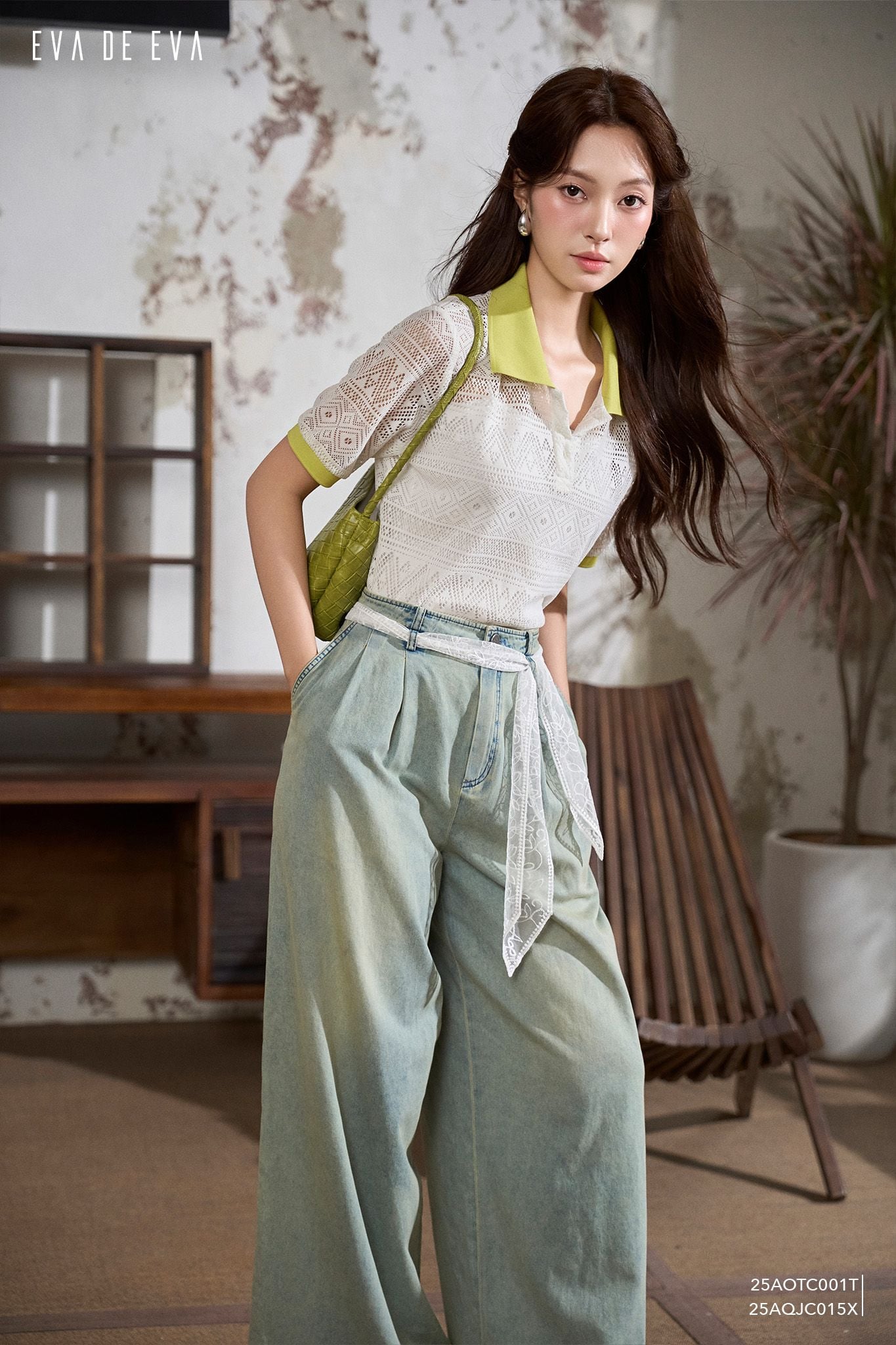  Quần dài, Ống suông 25AQJC015X 