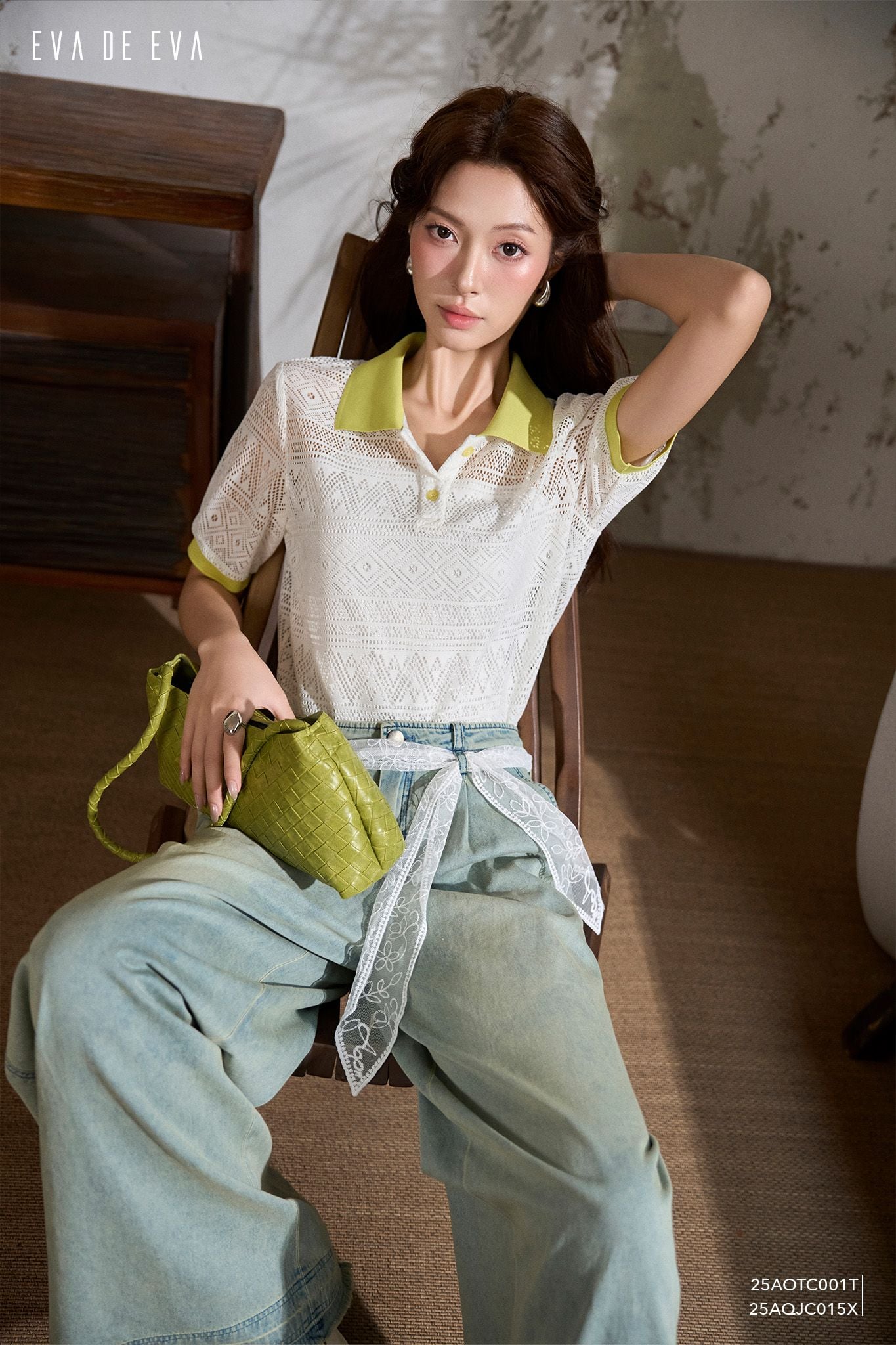  Quần dài, Ống suông 25AQJC015X 