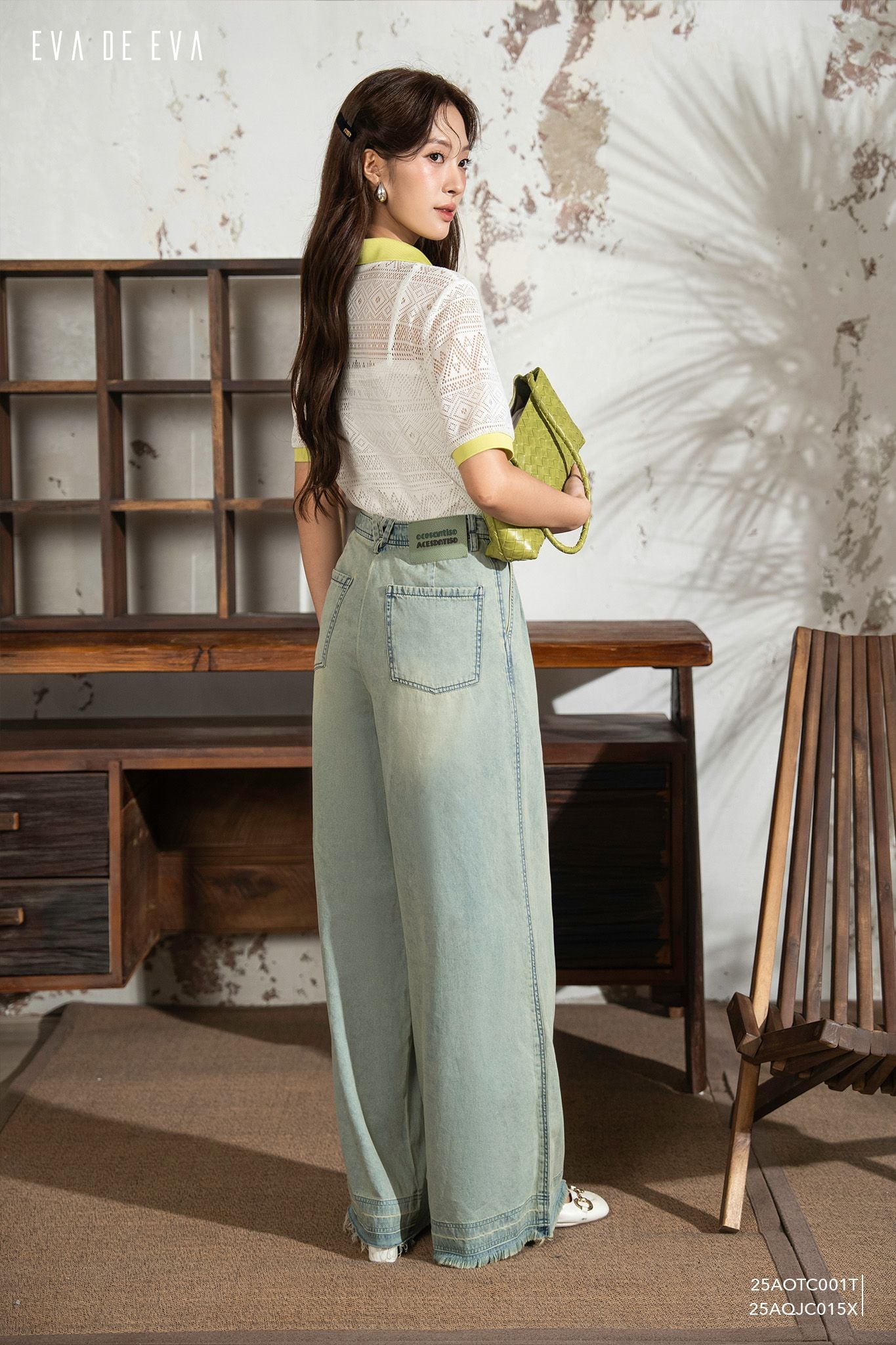  Quần dài, Ống suông 25AQJC015X 