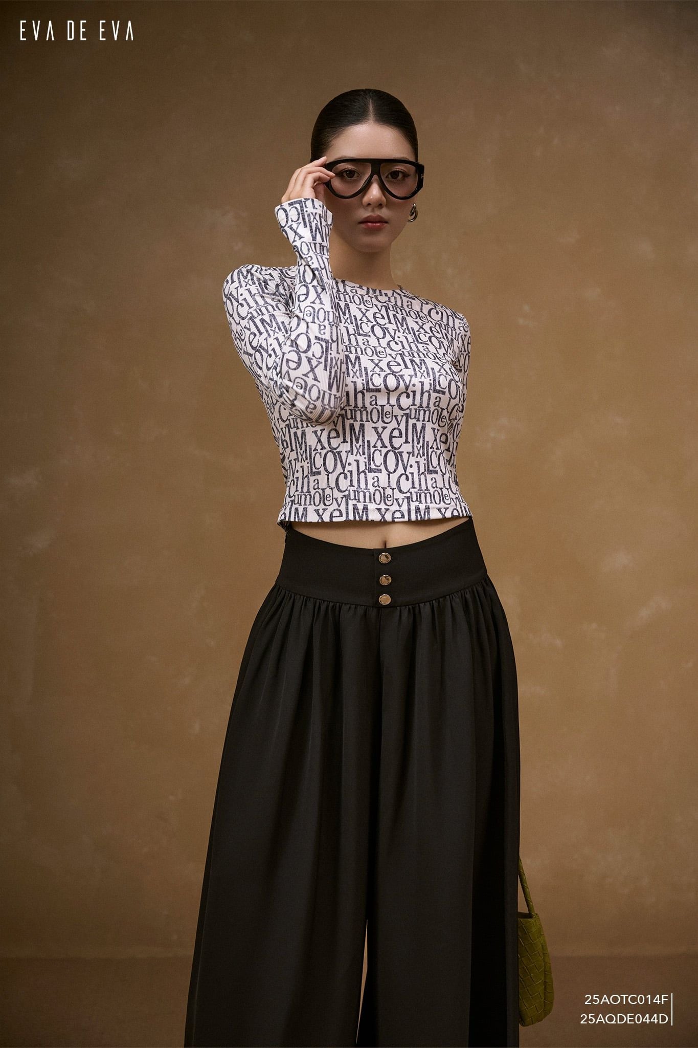  Quần dài, Ống suông 25AQDE044D 