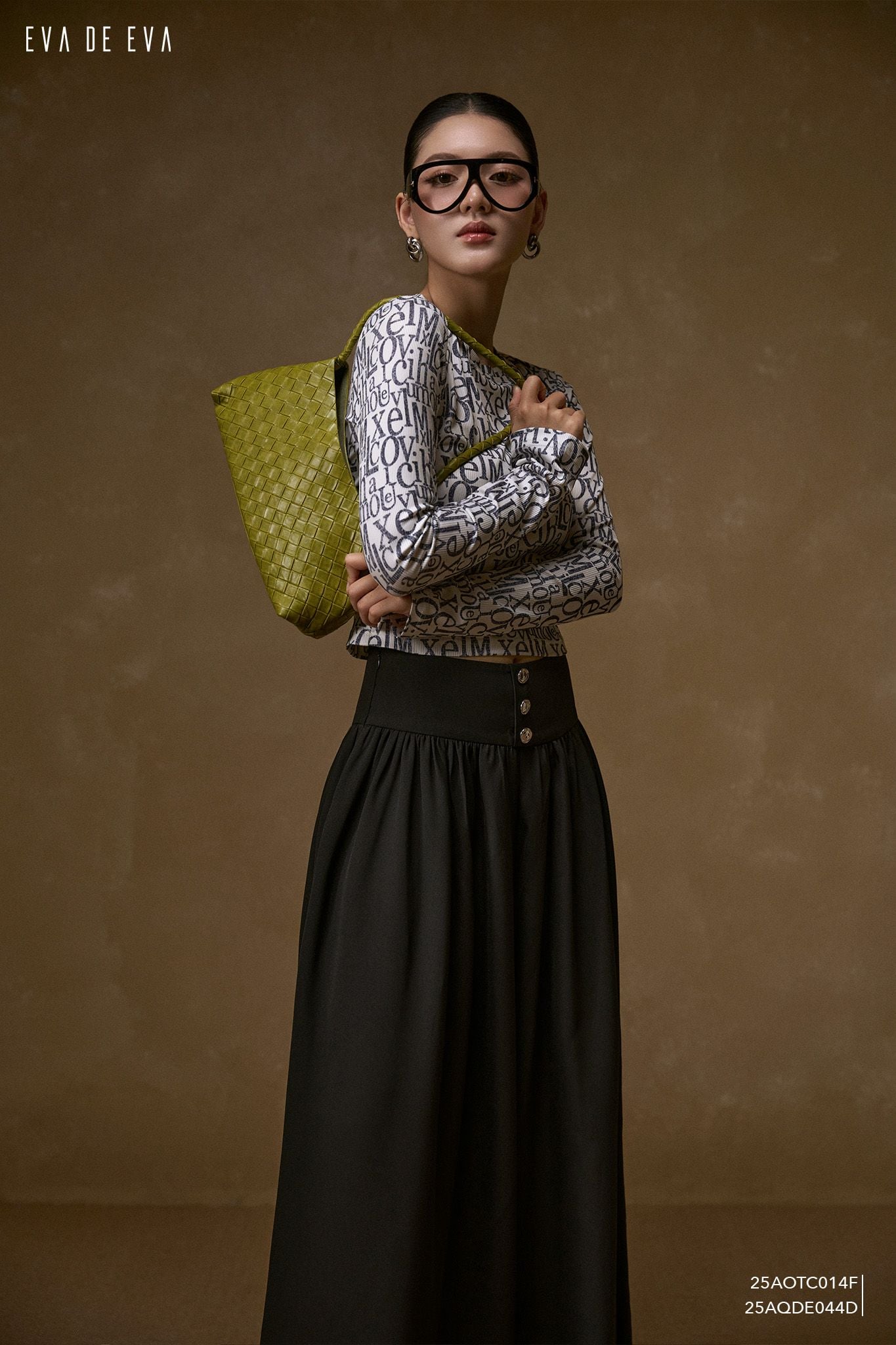  Quần dài, Ống suông 25AQDE044D 