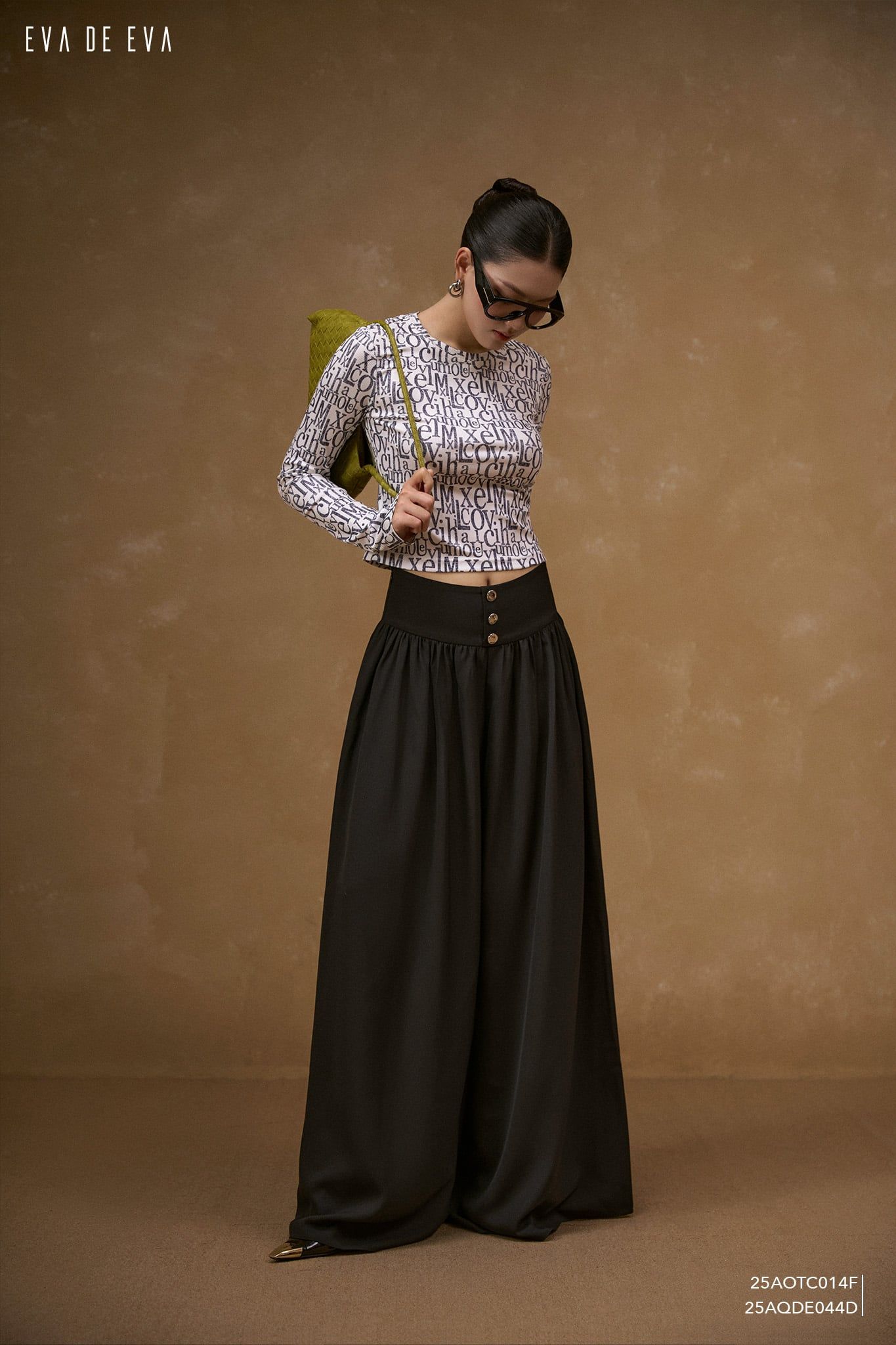  Quần dài, Ống suông 25AQDE044D 