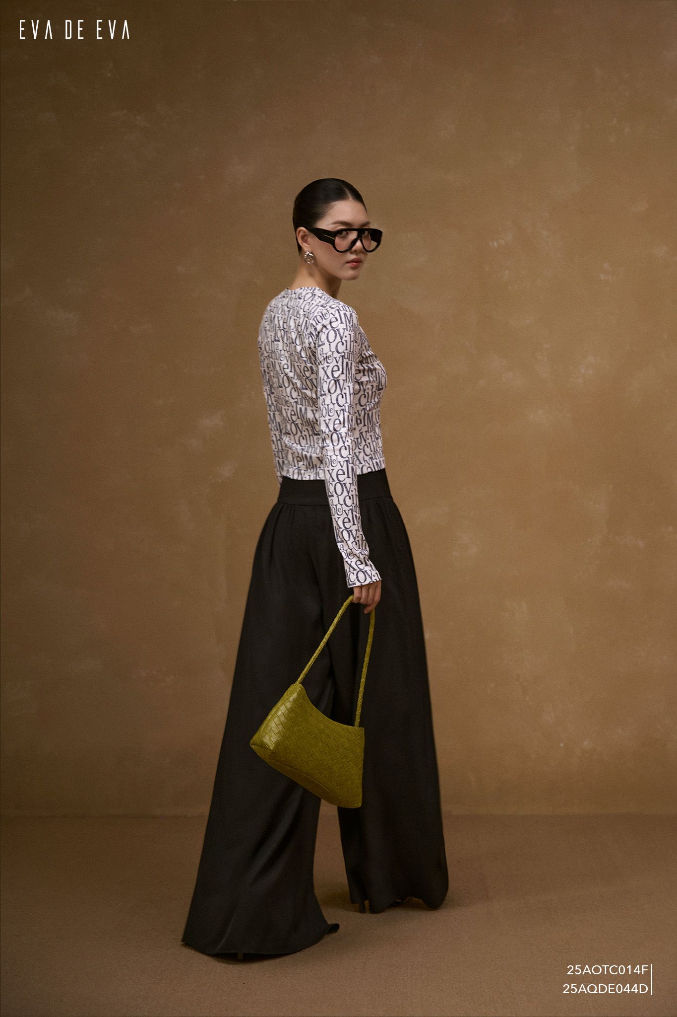  Quần dài, Ống suông 25AQDE044D 