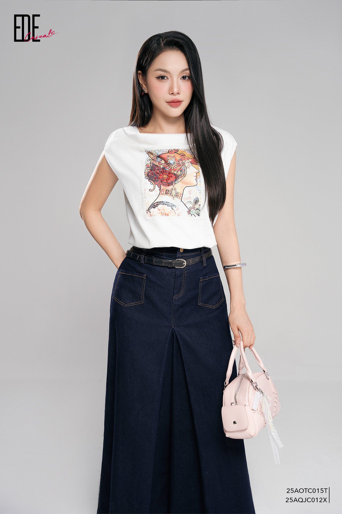  Quần dài, Ống suông 25AQJC012X 