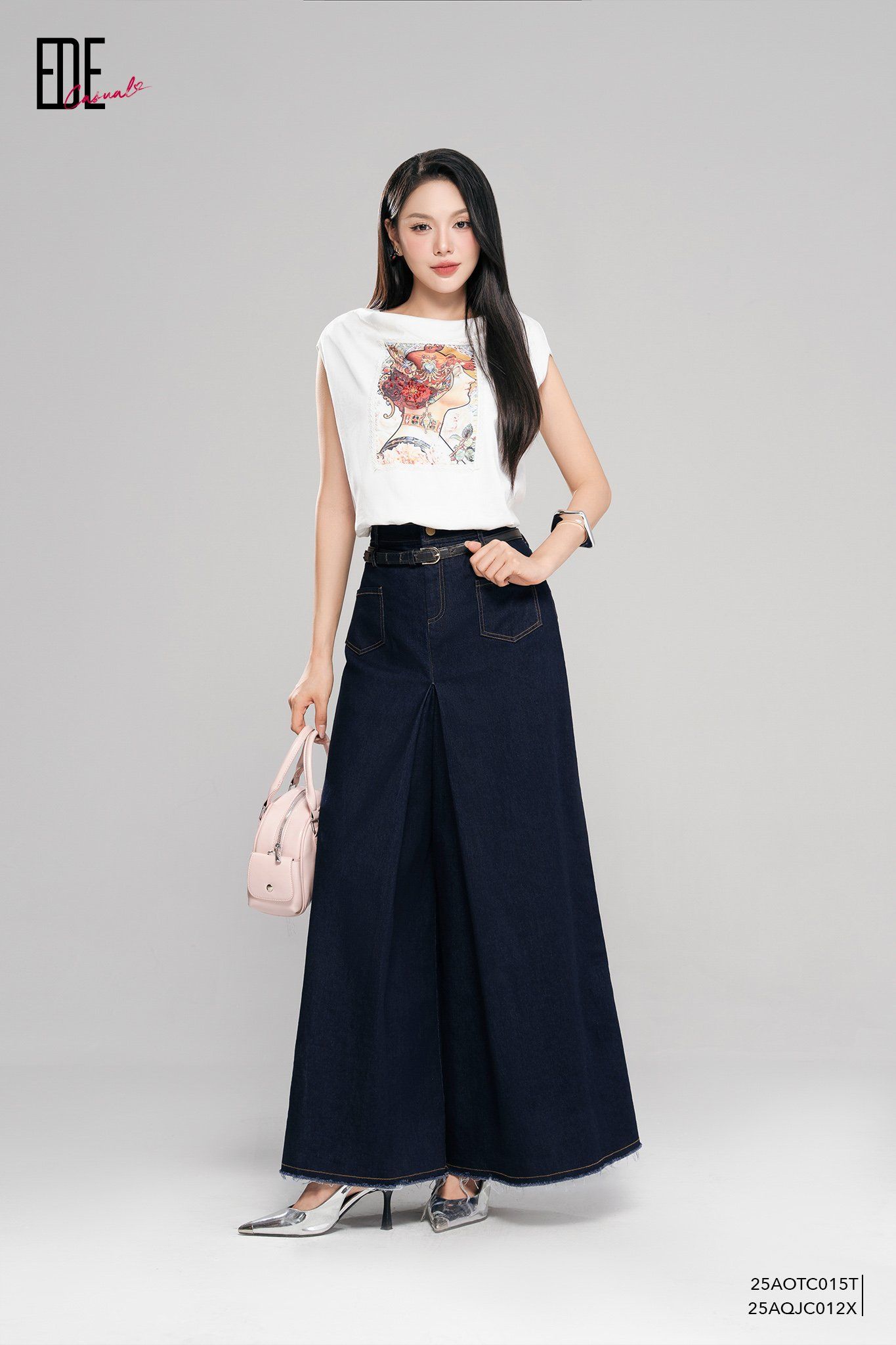  Quần dài, Ống suông 25AQJC012X 
